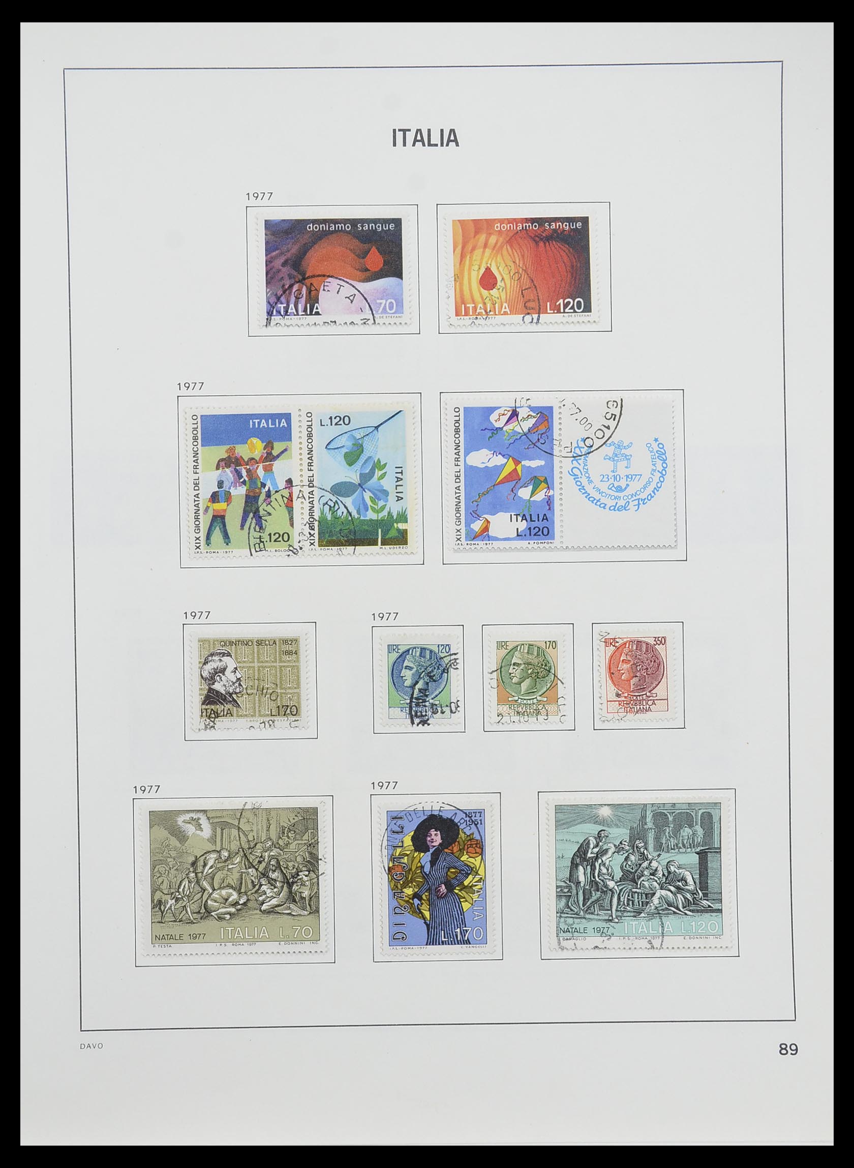 33580 091 - Stamp collection 33580 Italy supercollection 1861-1982.