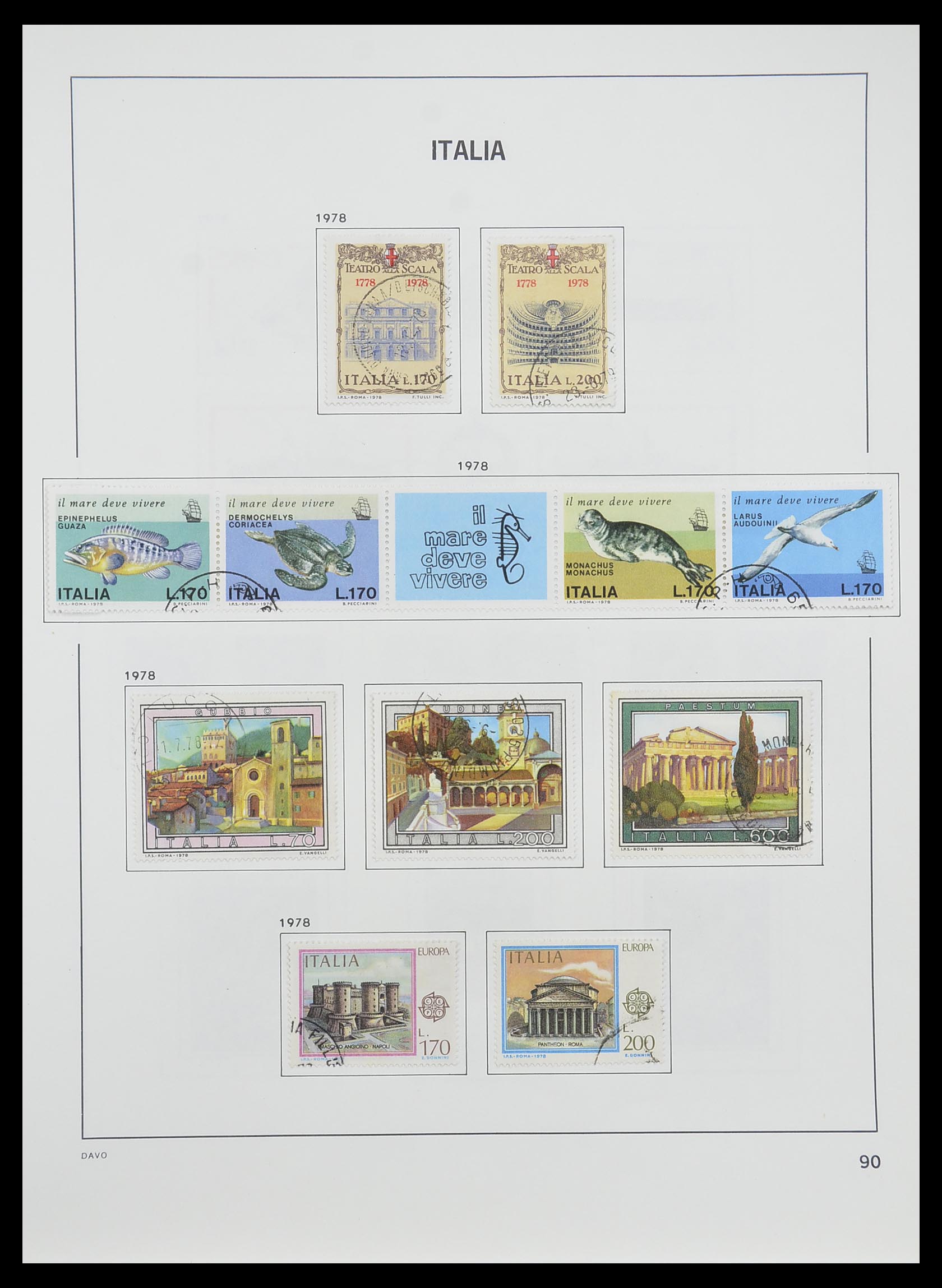 33580 092 - Stamp collection 33580 Italy supercollection 1861-1982.