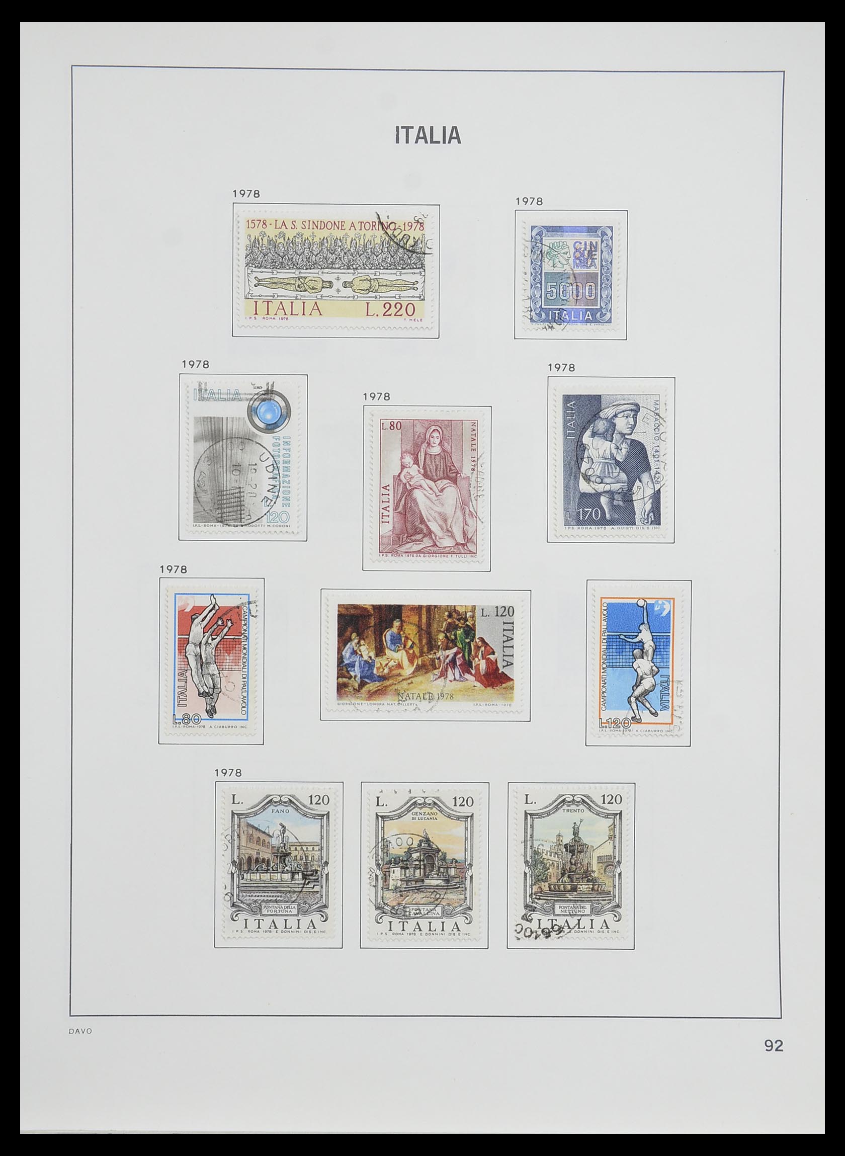 33580 094 - Stamp collection 33580 Italy supercollection 1861-1982.