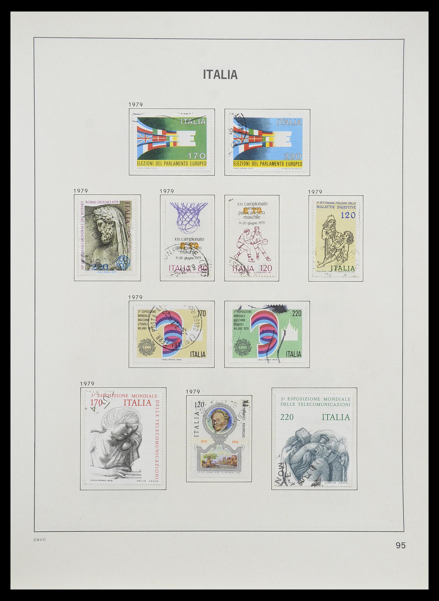 33580 097 - Stamp collection 33580 Italy supercollection 1861-1982.