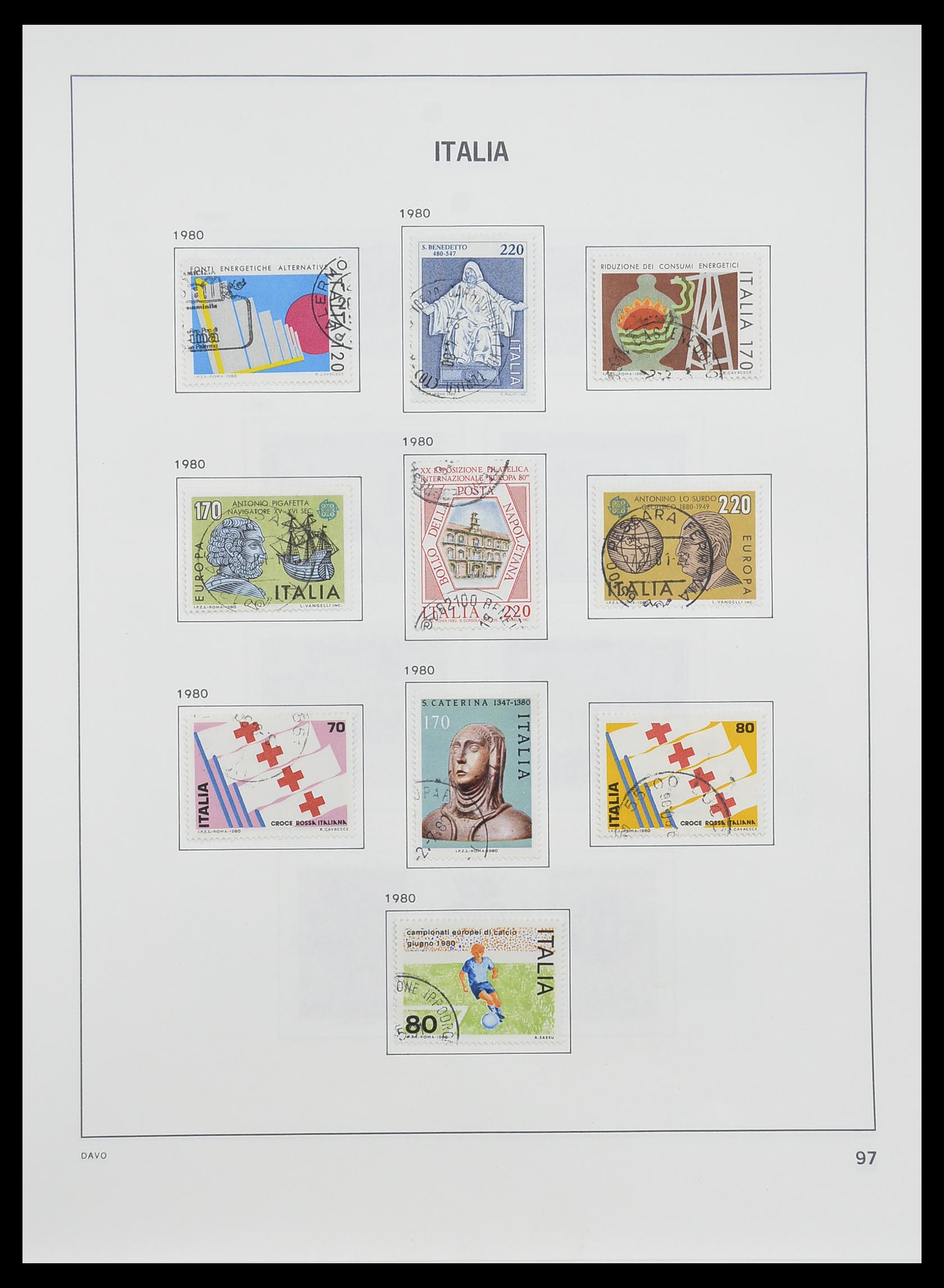 33580 099 - Stamp collection 33580 Italy supercollection 1861-1982.