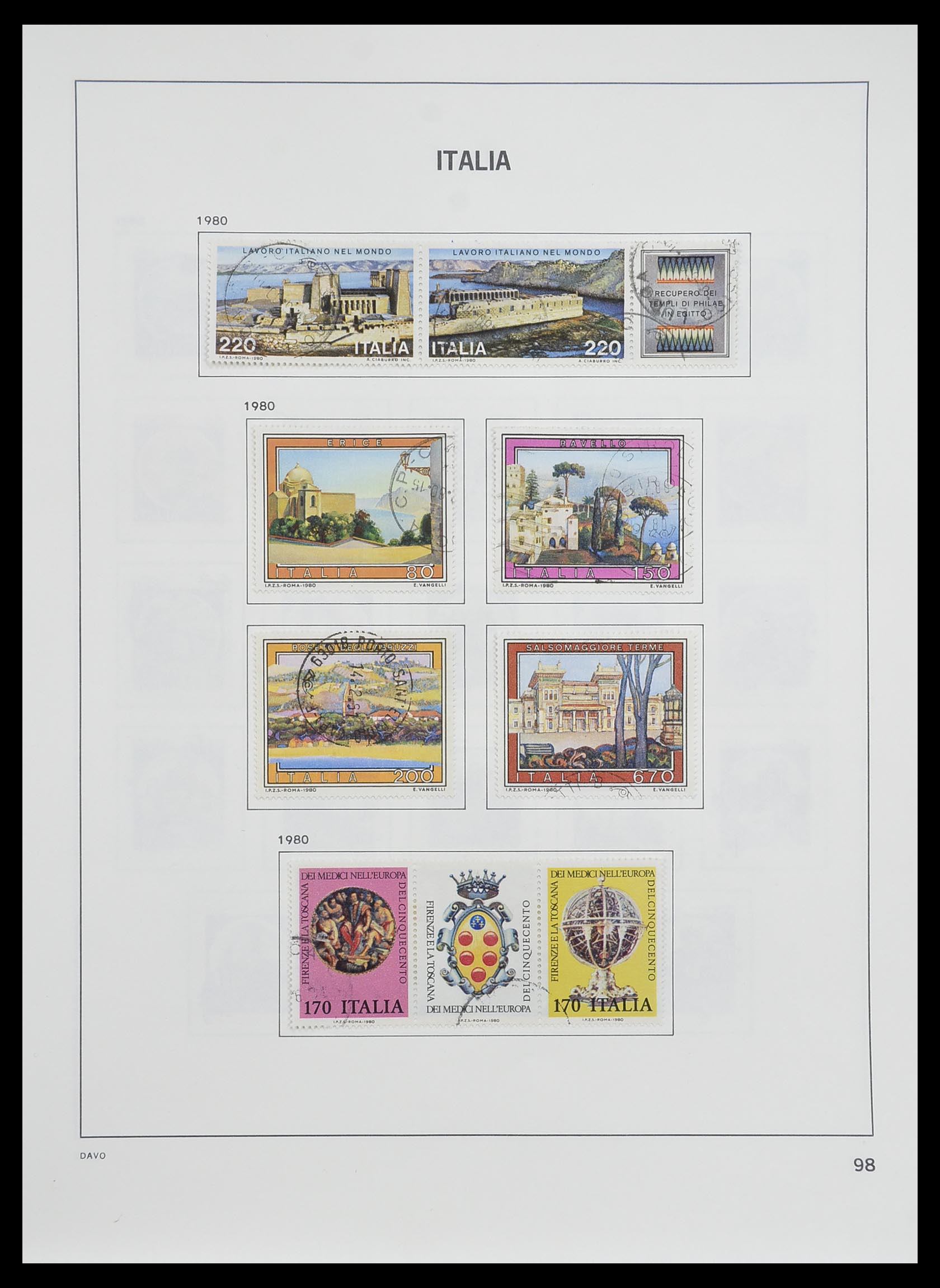 33580 100 - Stamp collection 33580 Italy supercollection 1861-1982.
