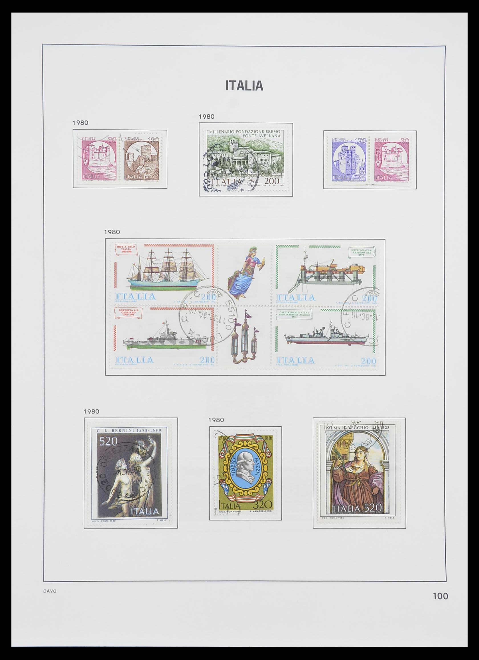 33580 102 - Stamp collection 33580 Italy supercollection 1861-1982.