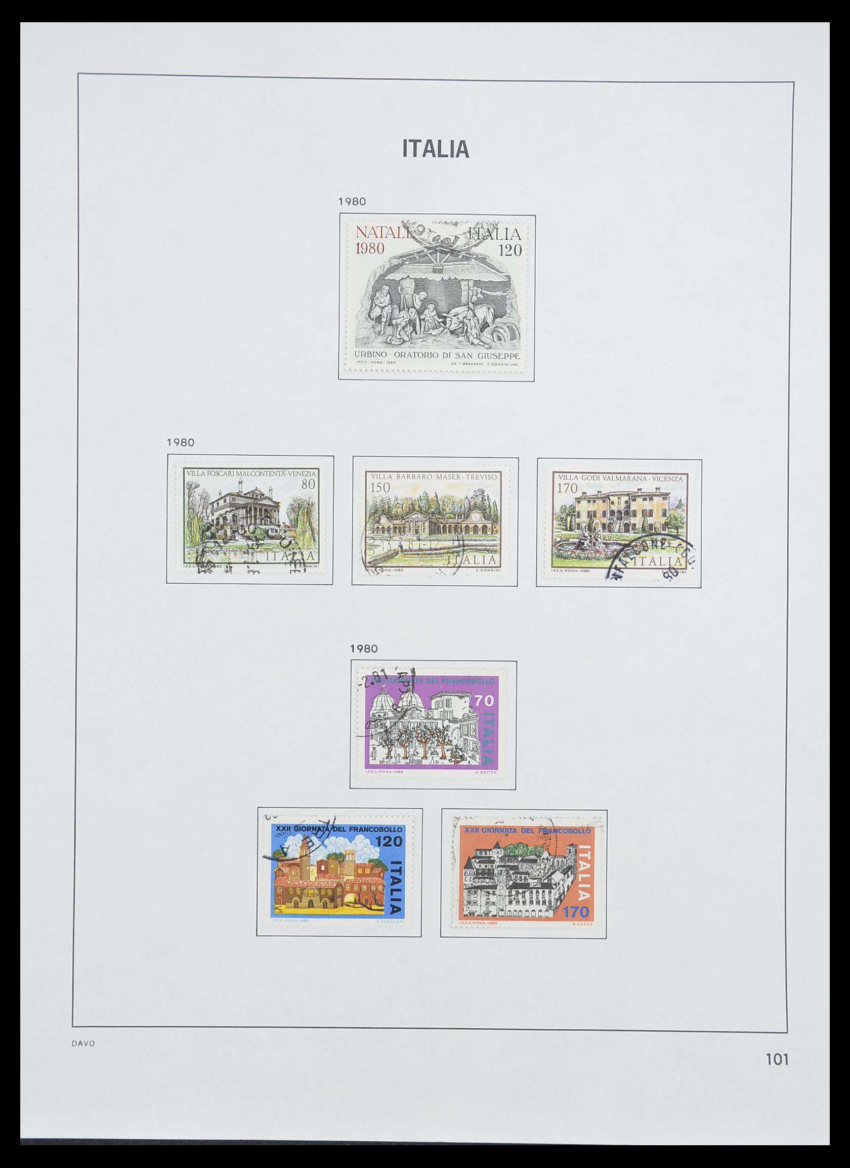 33580 103 - Stamp collection 33580 Italy supercollection 1861-1982.