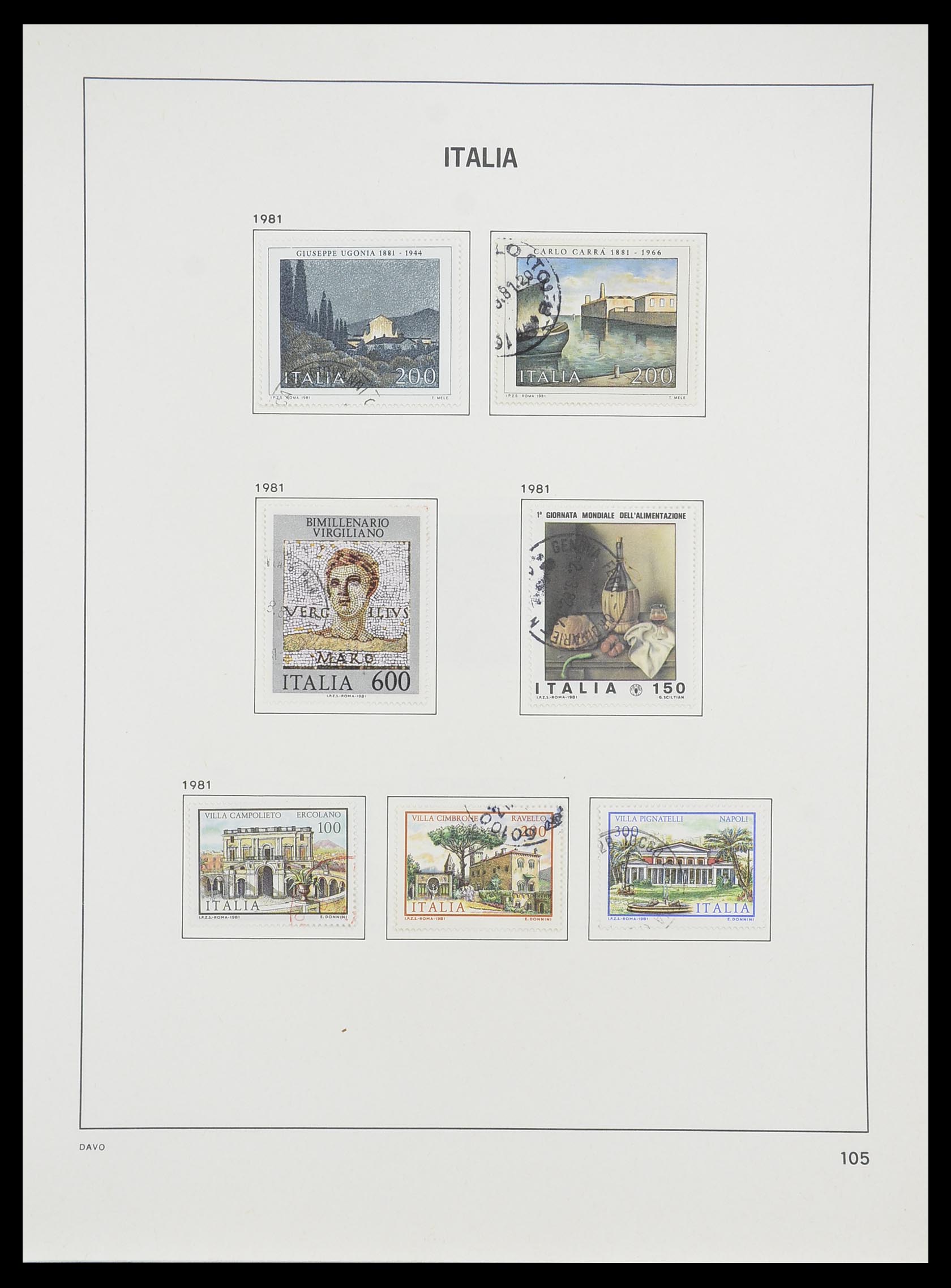 33580 107 - Stamp collection 33580 Italy supercollection 1861-1982.