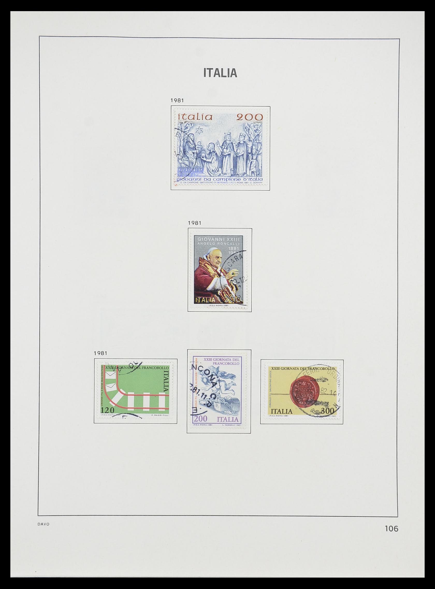 33580 108 - Stamp collection 33580 Italy supercollection 1861-1982.