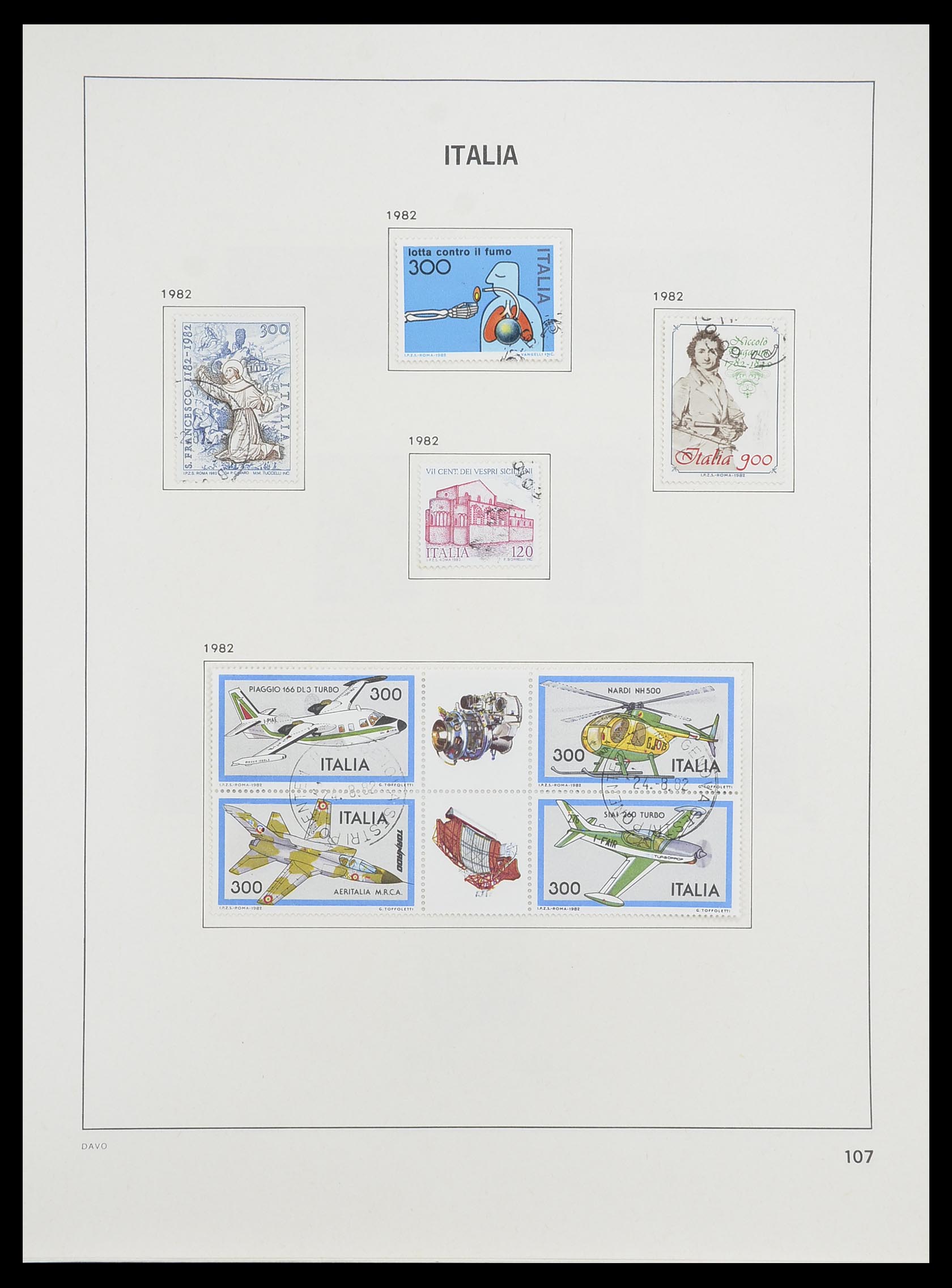 33580 109 - Stamp collection 33580 Italy supercollection 1861-1982.