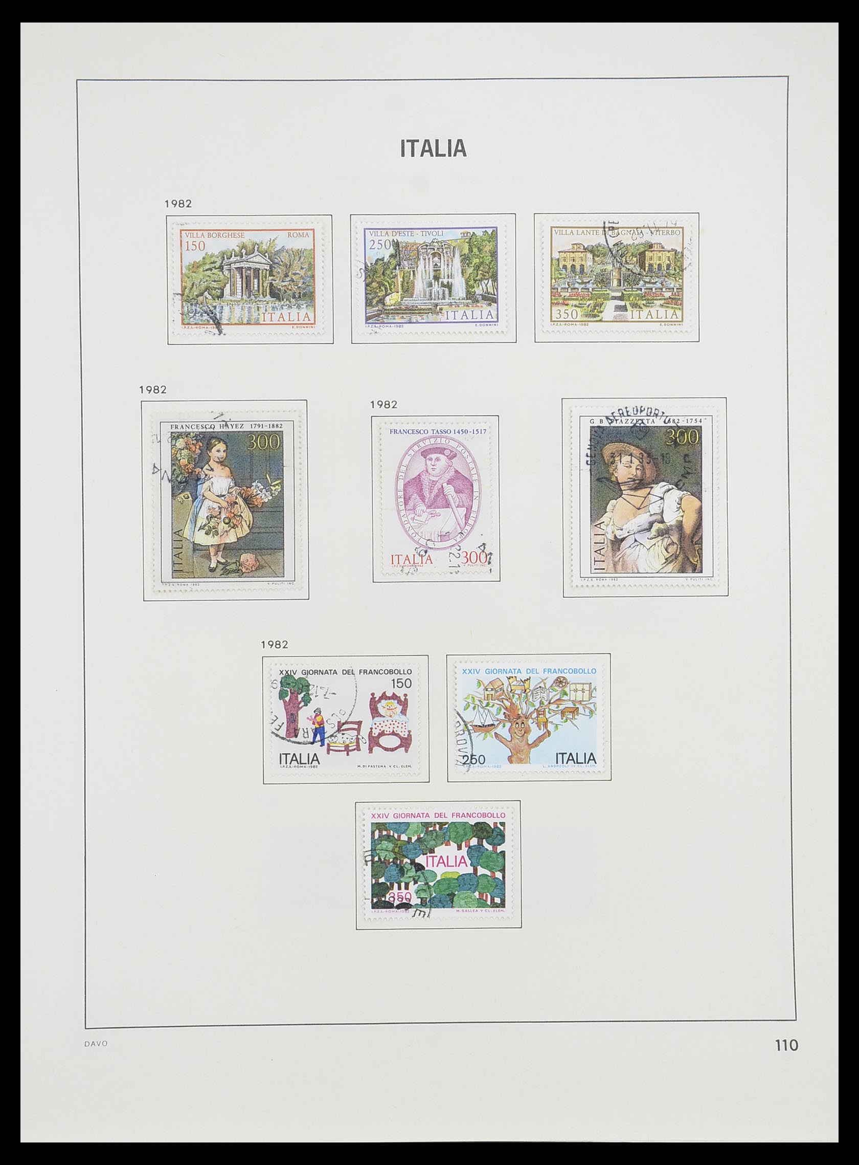 33580 112 - Stamp collection 33580 Italy supercollection 1861-1982.