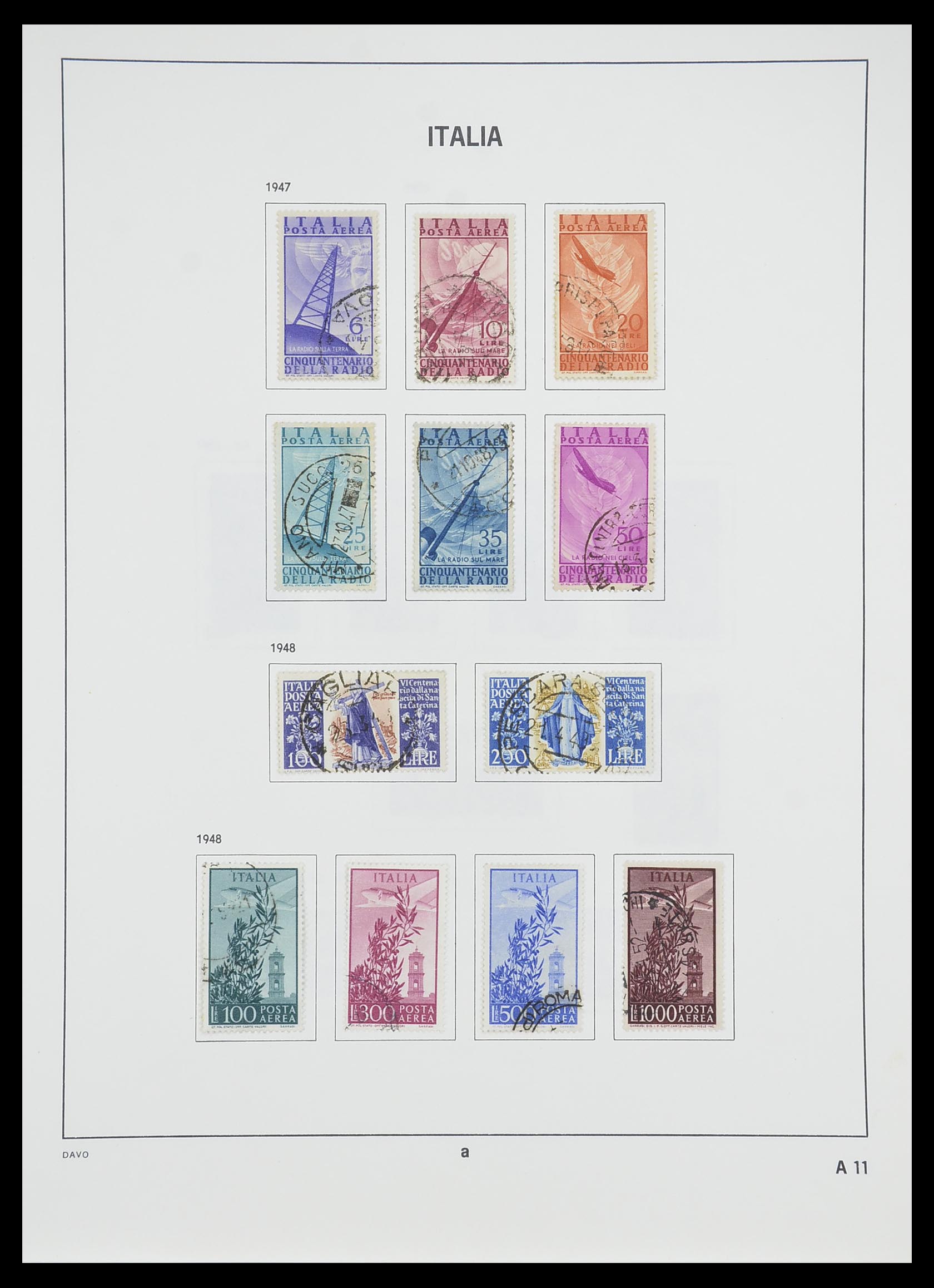 33580 123 - Stamp collection 33580 Italy supercollection 1861-1982.