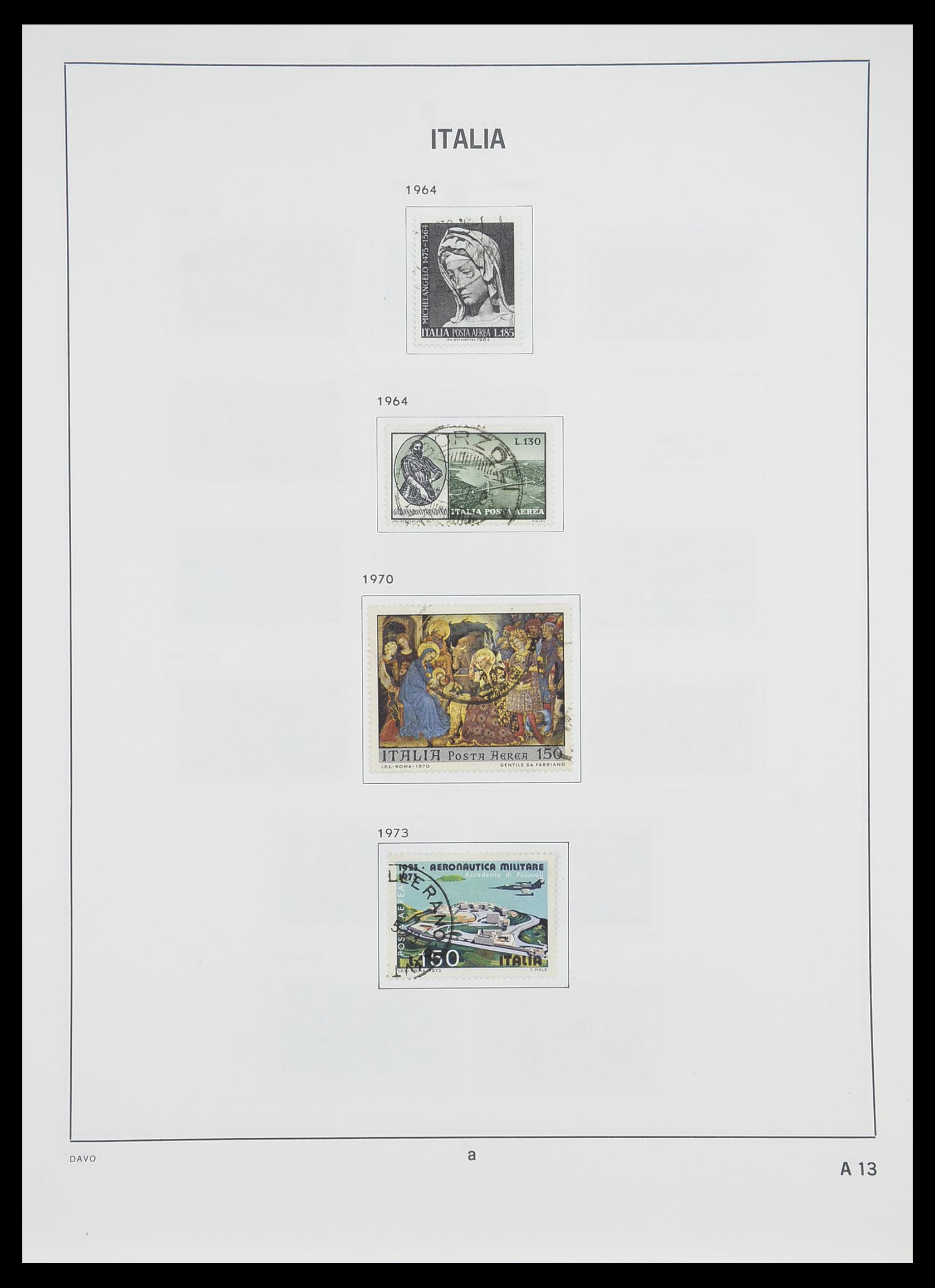 33580 125 - Stamp collection 33580 Italy supercollection 1861-1982.