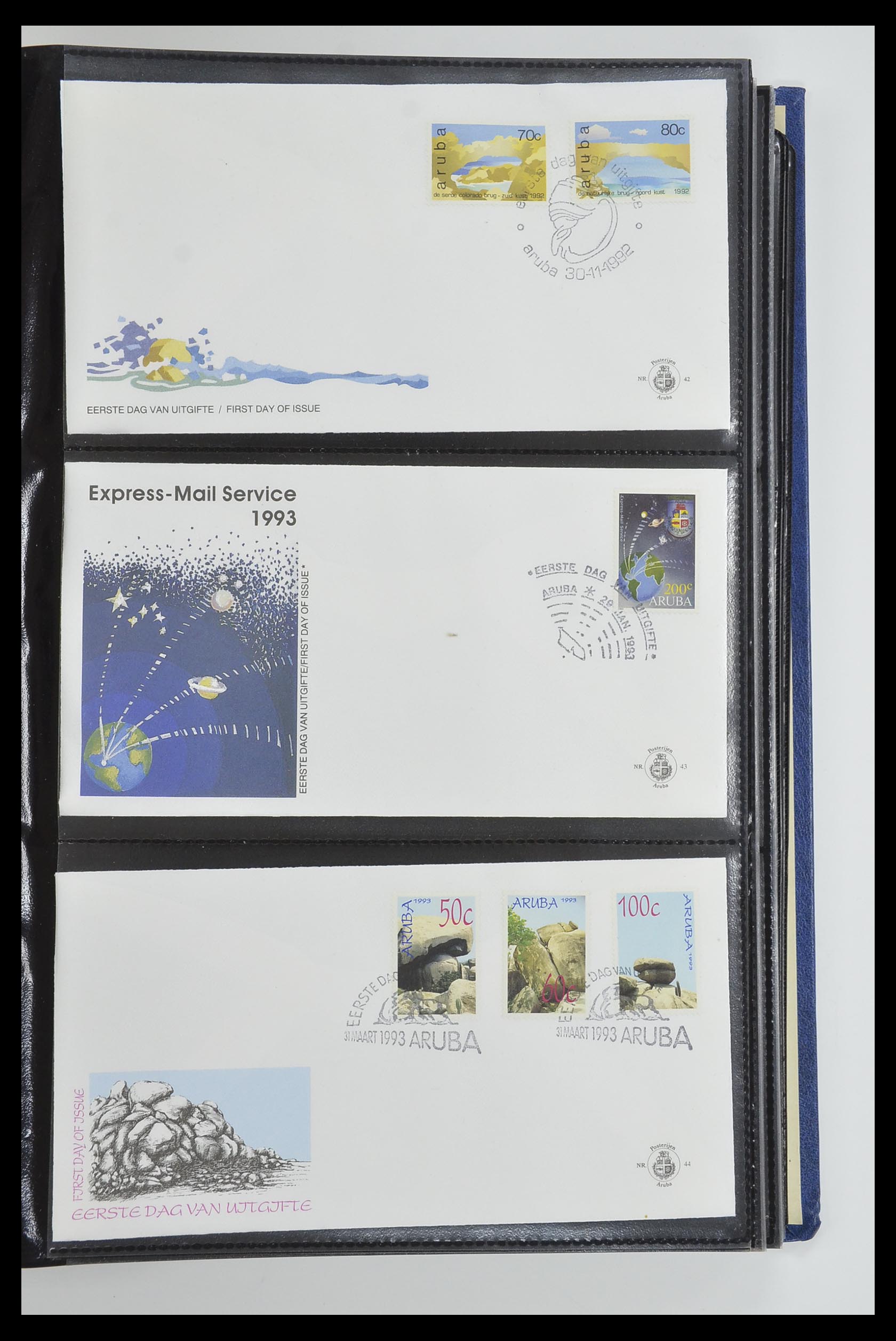 33585 015 - Stamp collection 33585 Aruba FDC's 1986-2006.