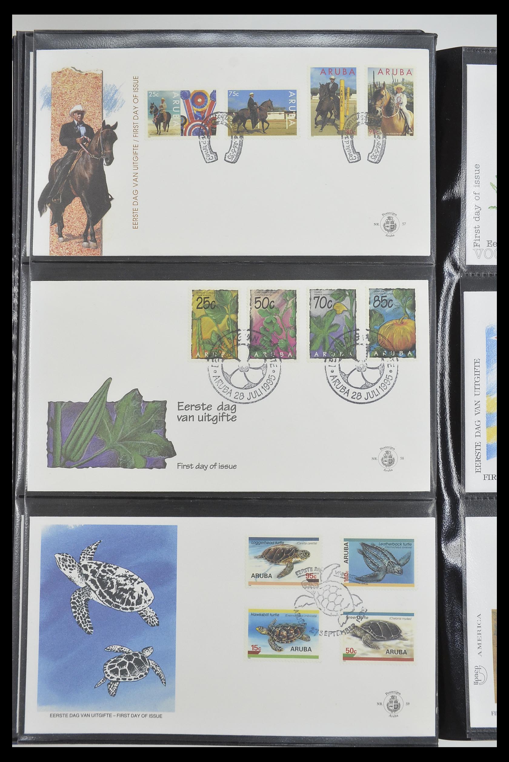 33585 020 - Stamp collection 33585 Aruba FDC's 1986-2006.