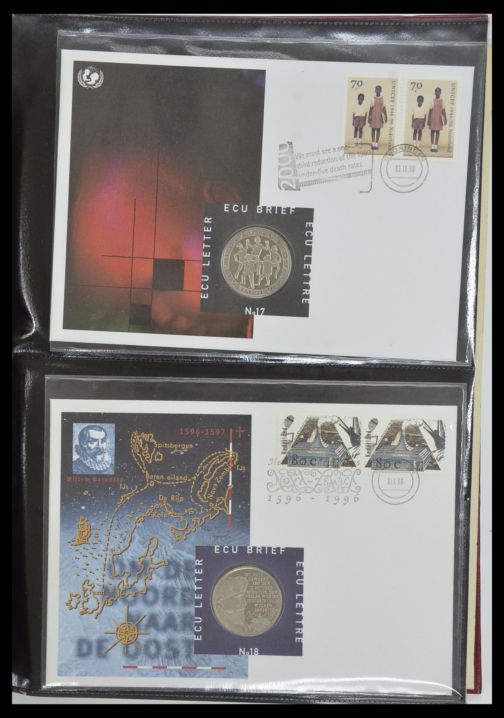 33586 009 - Postzegelverzameling 33586 Nederland speciale covers 1937-2006.