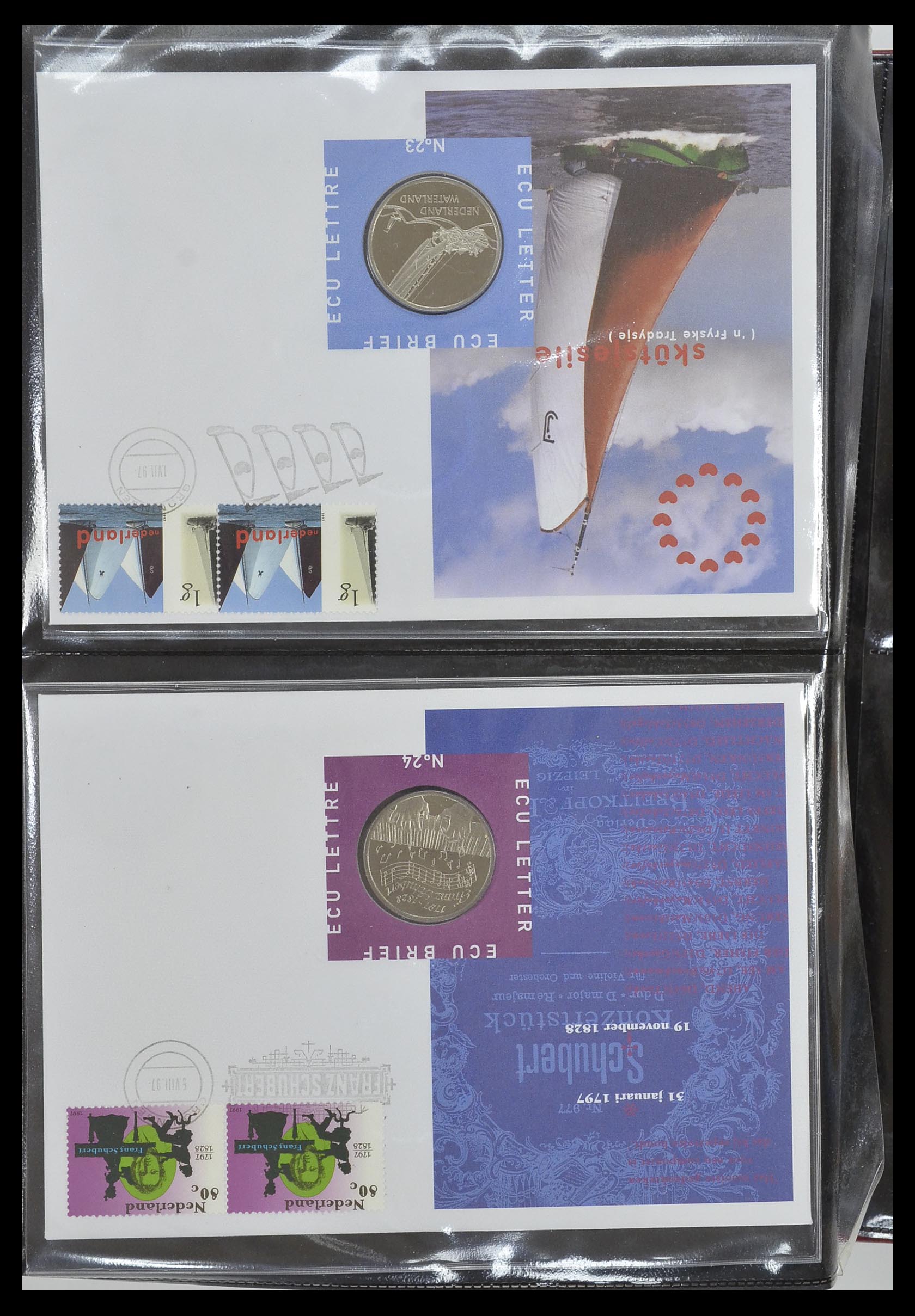 33586 012 - Postzegelverzameling 33586 Nederland speciale covers 1937-2006.