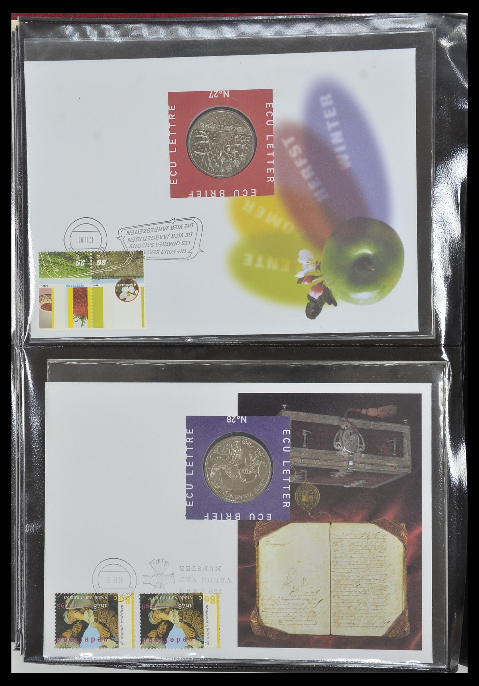 33586 014 - Postzegelverzameling 33586 Nederland speciale covers 1937-2006.