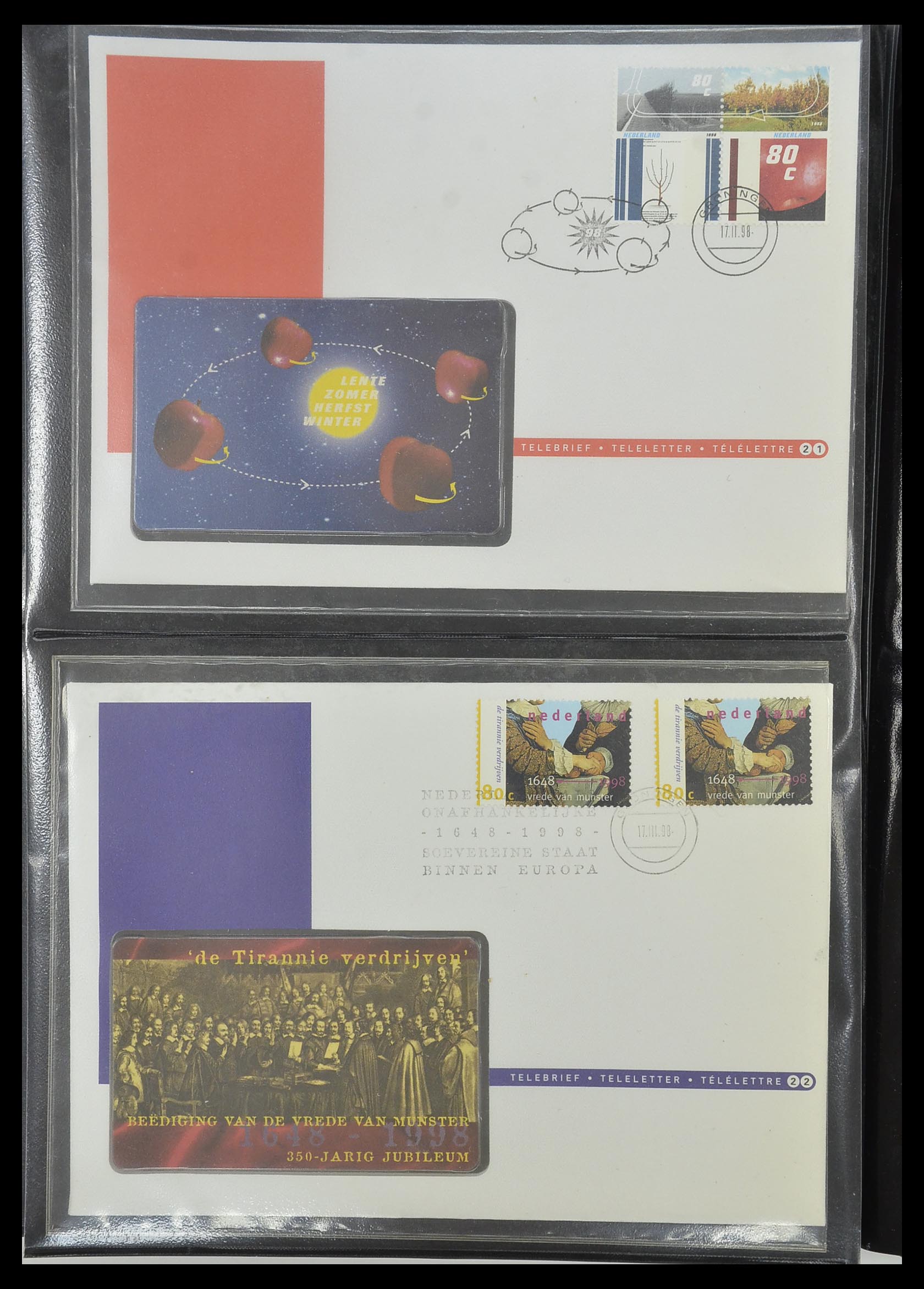 33586 033 - Postzegelverzameling 33586 Nederland speciale covers 1937-2006.