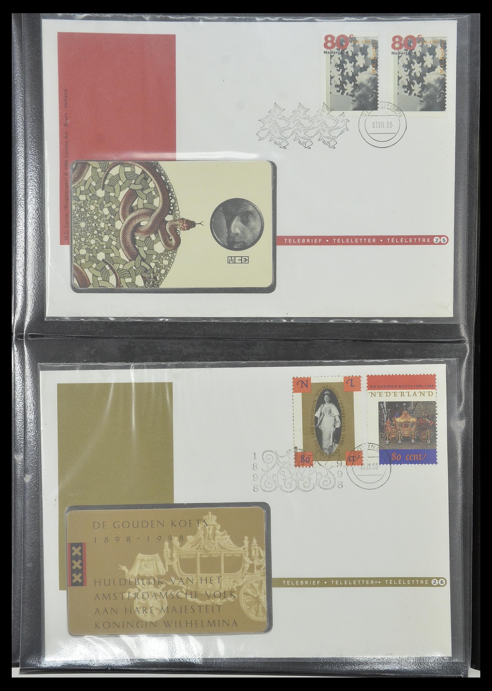 33586 035 - Postzegelverzameling 33586 Nederland speciale covers 1937-2006.