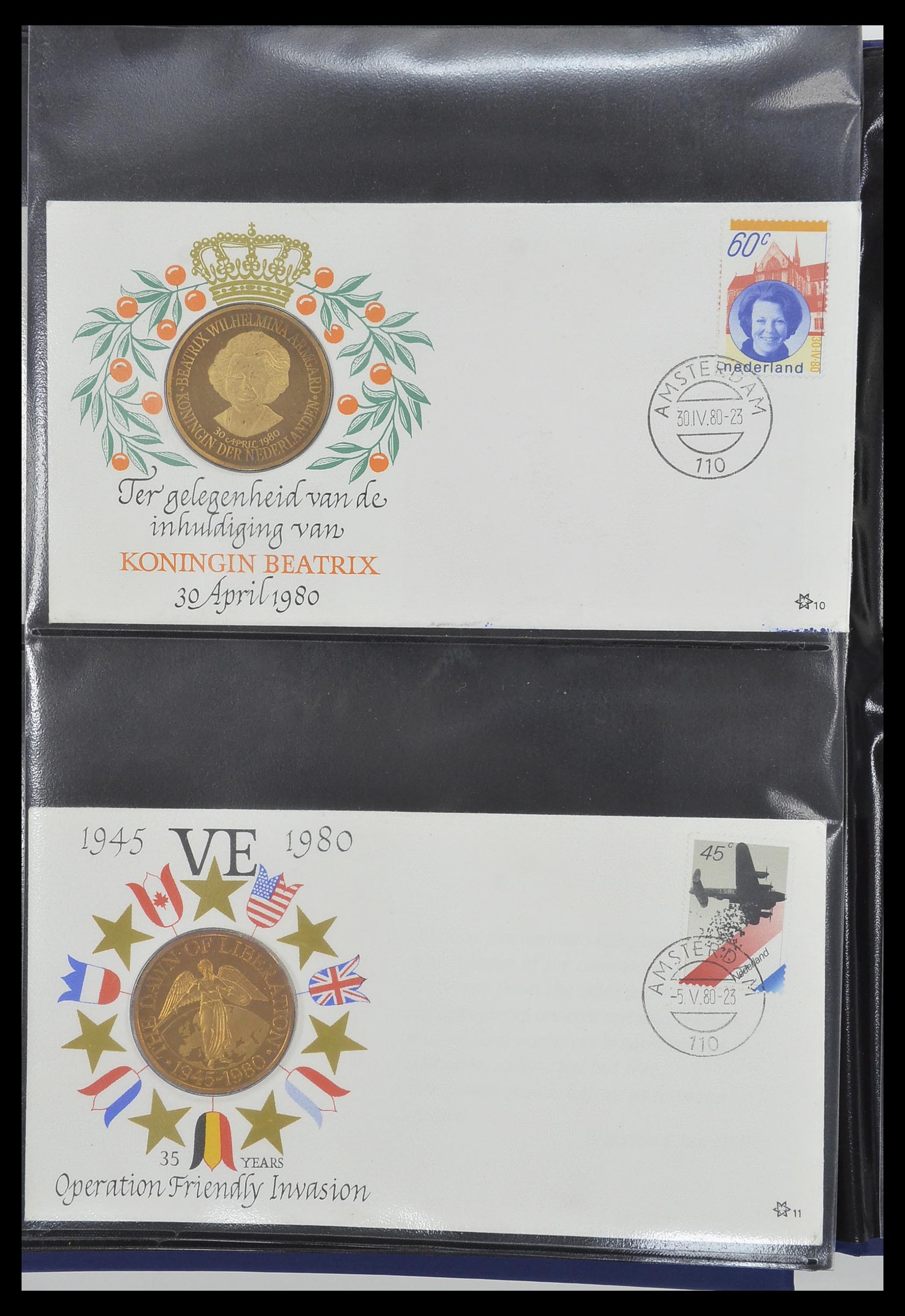 33586 046 - Postzegelverzameling 33586 Nederland speciale covers 1937-2006.