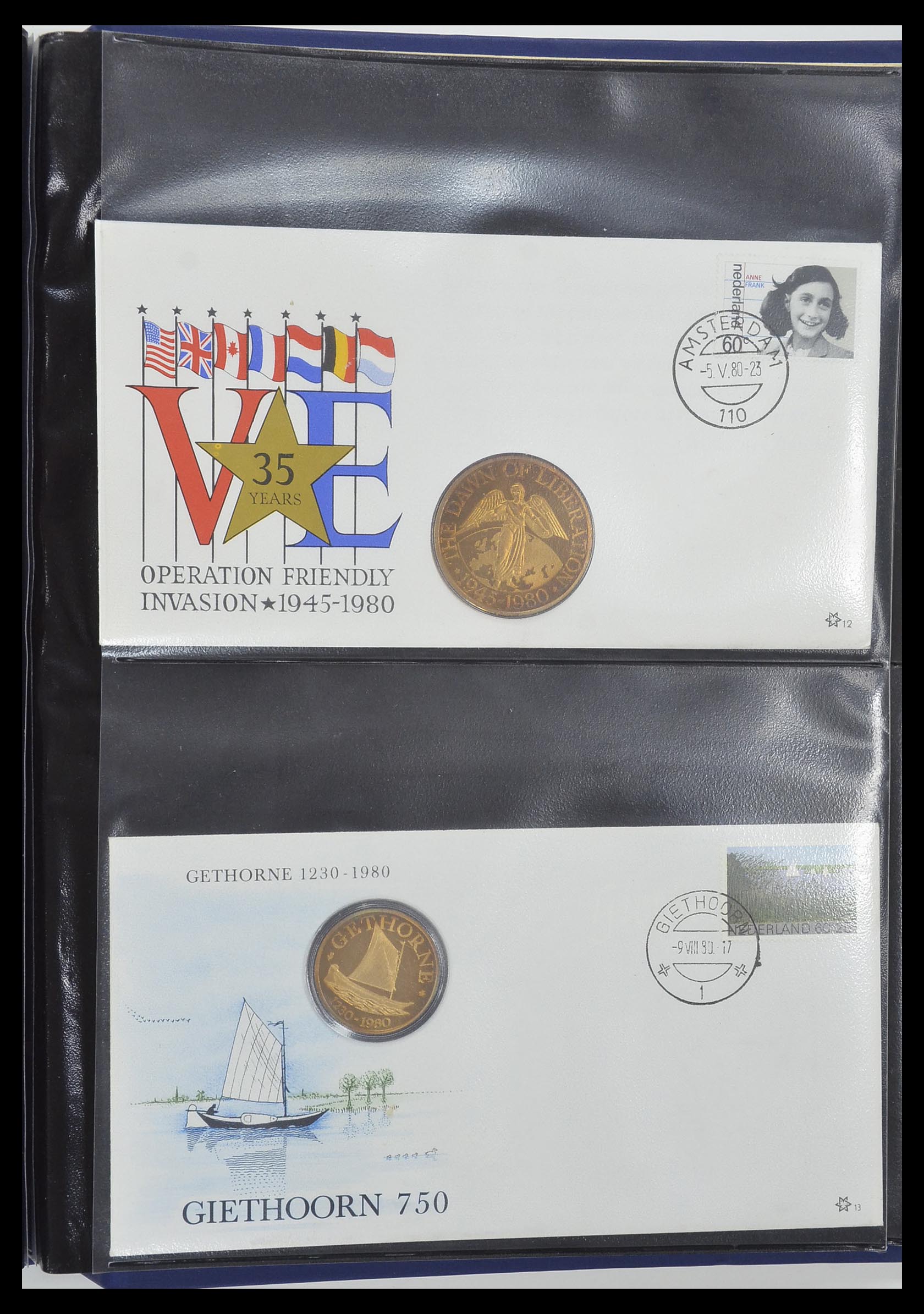 33586 047 - Postzegelverzameling 33586 Nederland speciale covers 1937-2006.
