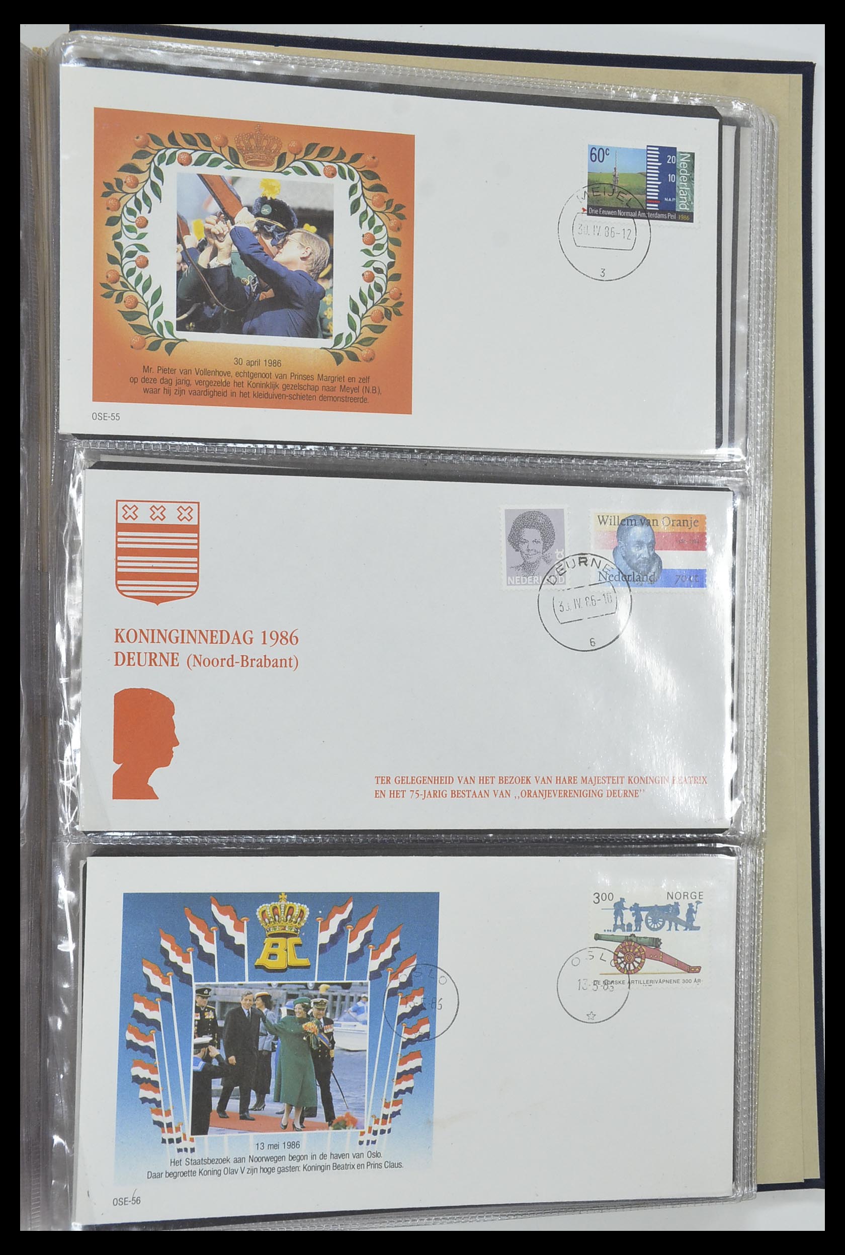 33586 802 - Postzegelverzameling 33586 Nederland speciale covers 1937-2006.