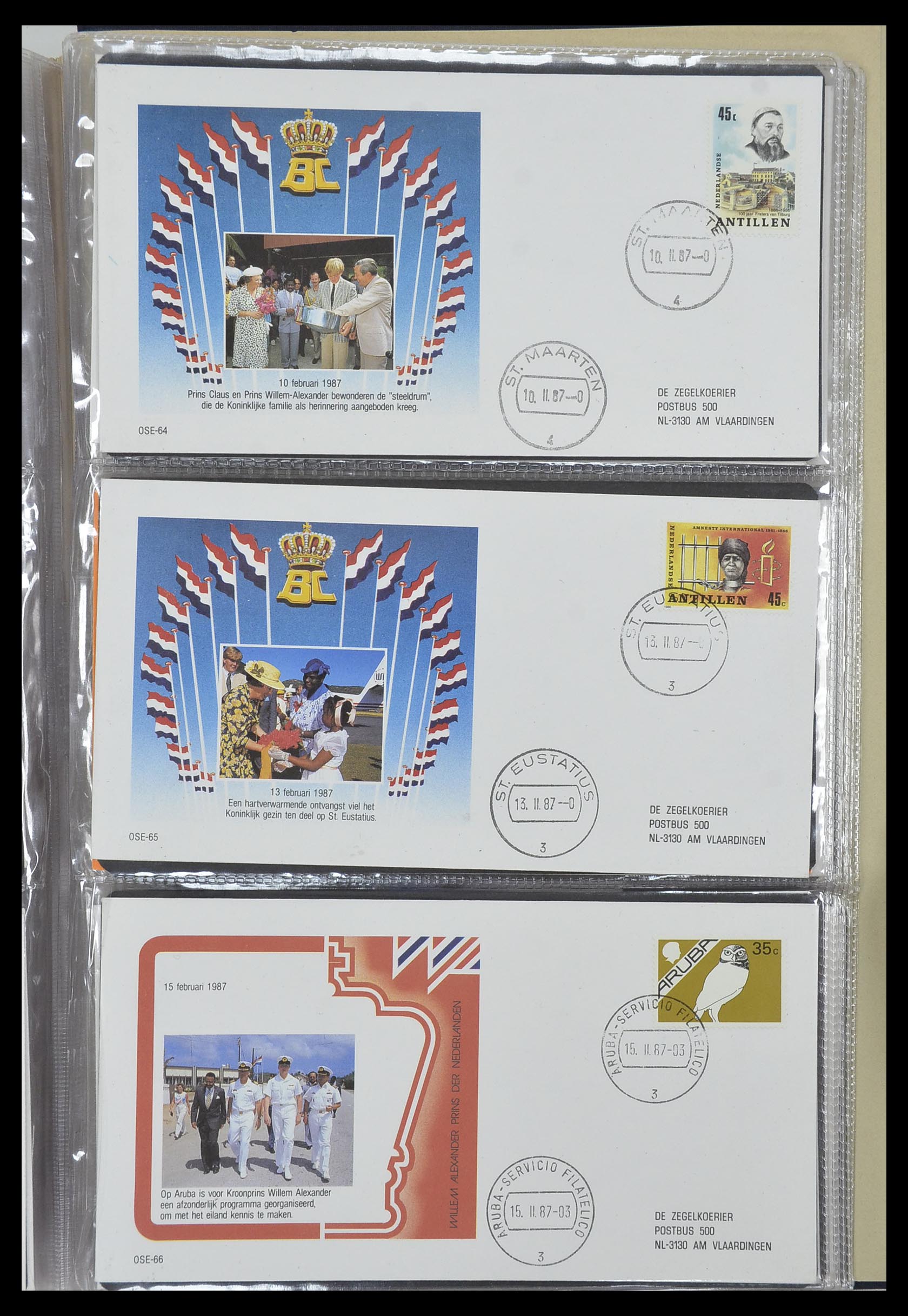 33586 806 - Postzegelverzameling 33586 Nederland speciale covers 1937-2006.