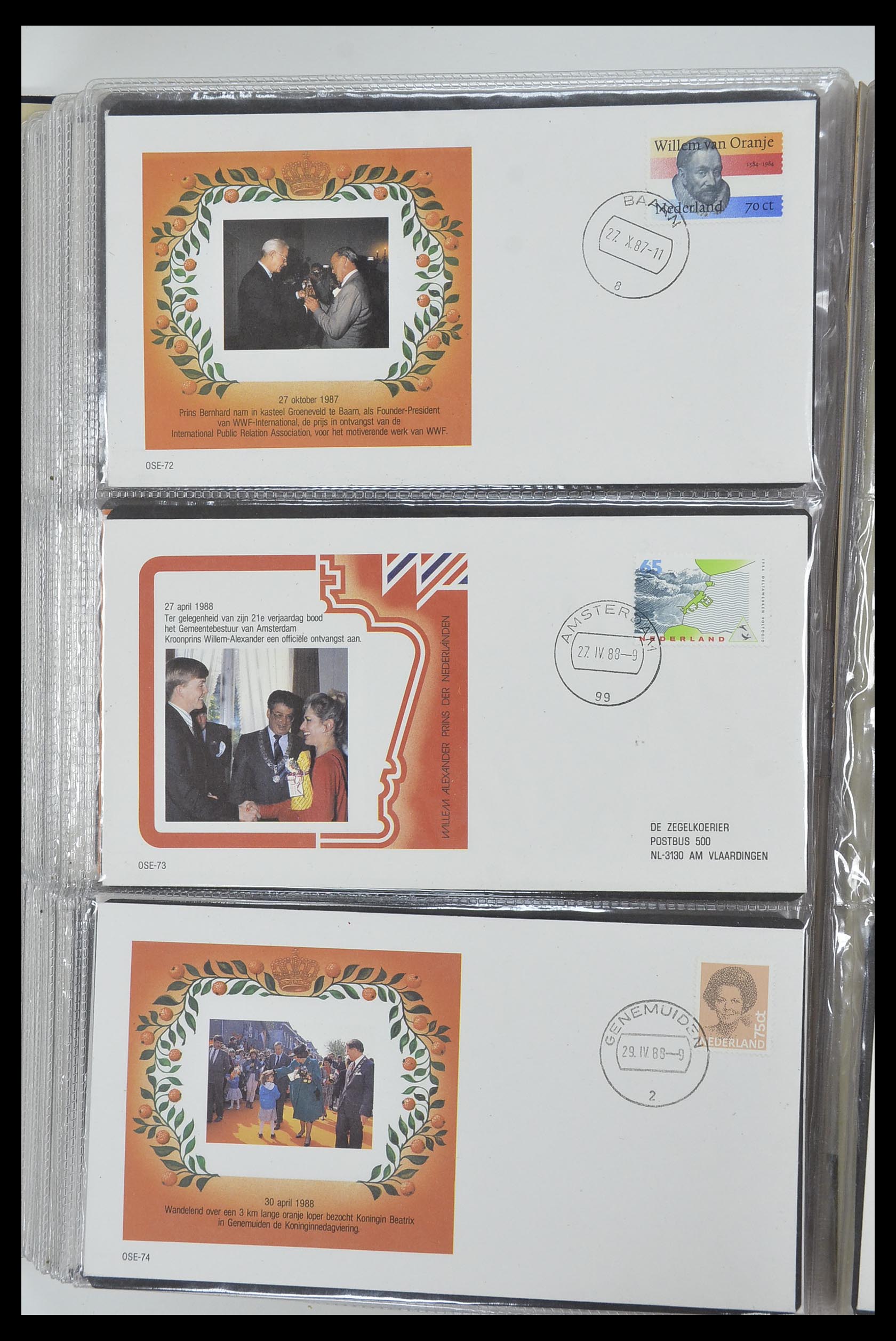 33586 809 - Postzegelverzameling 33586 Nederland speciale covers 1937-2006.