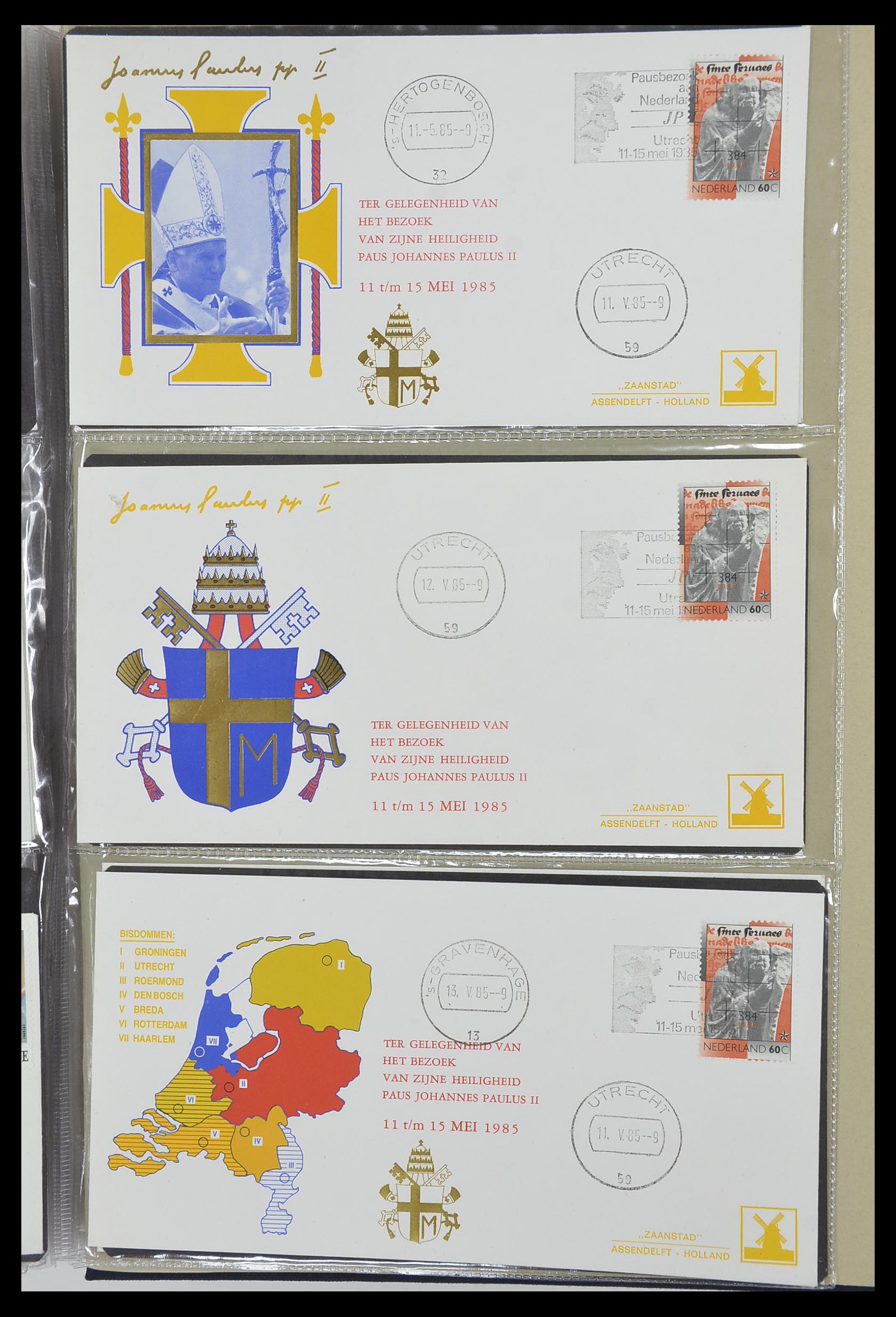 33586 814 - Postzegelverzameling 33586 Nederland speciale covers 1937-2006.
