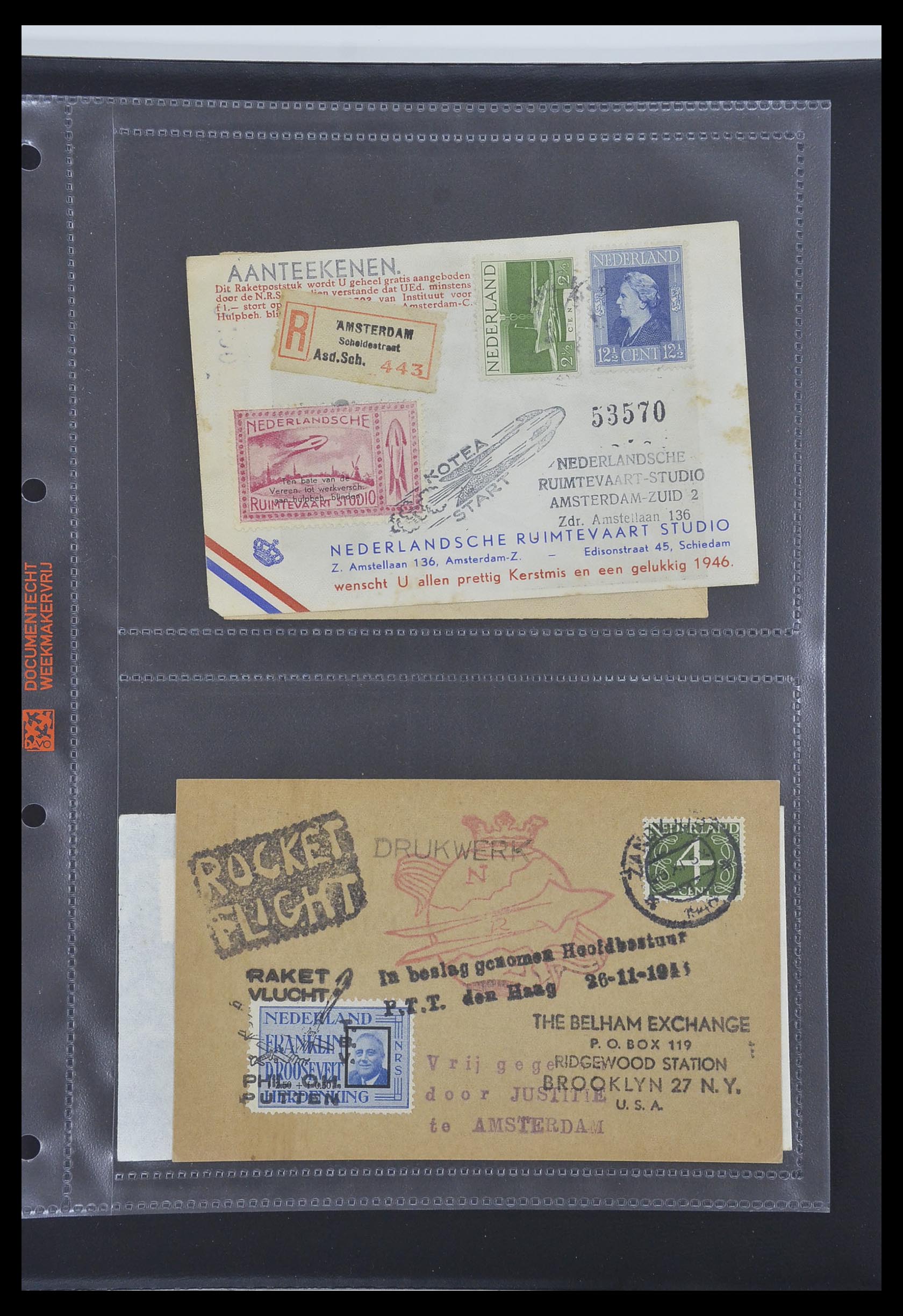 33586 818 - Postzegelverzameling 33586 Nederland speciale covers 1937-2006.