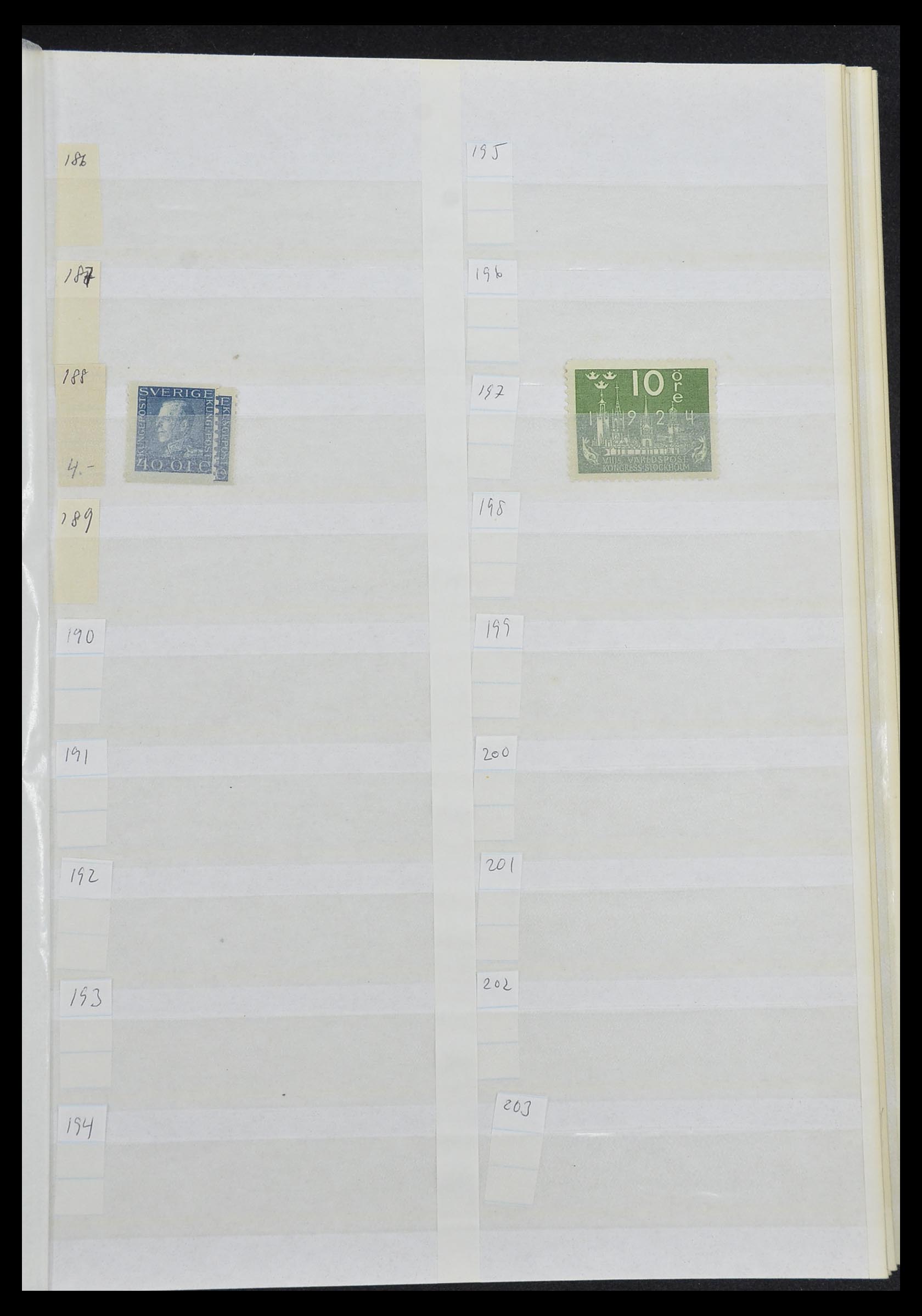 33591 009 - Postzegelverzameling 33591 Zweden 1858-1970.