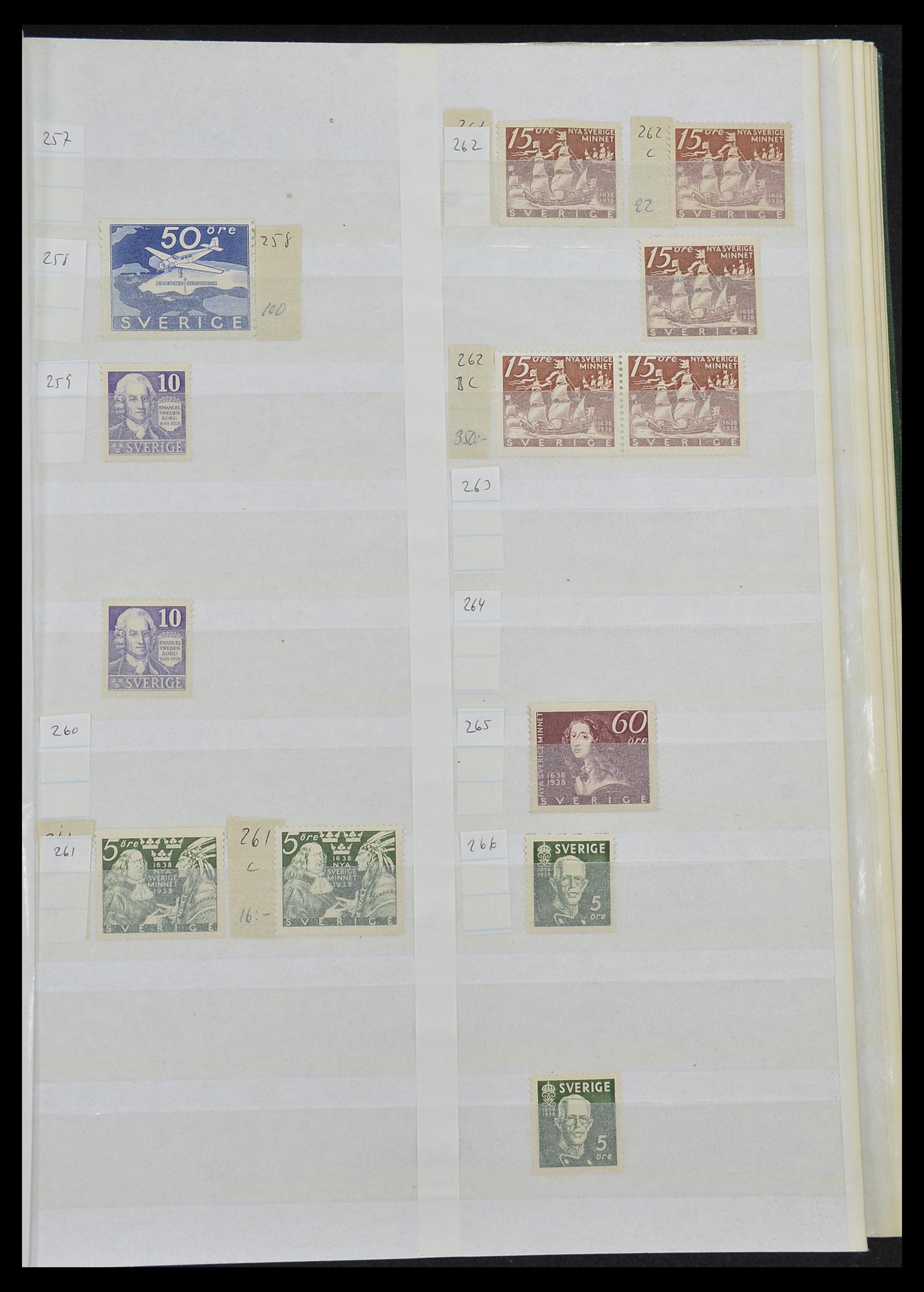 33591 013 - Postzegelverzameling 33591 Zweden 1858-1970.
