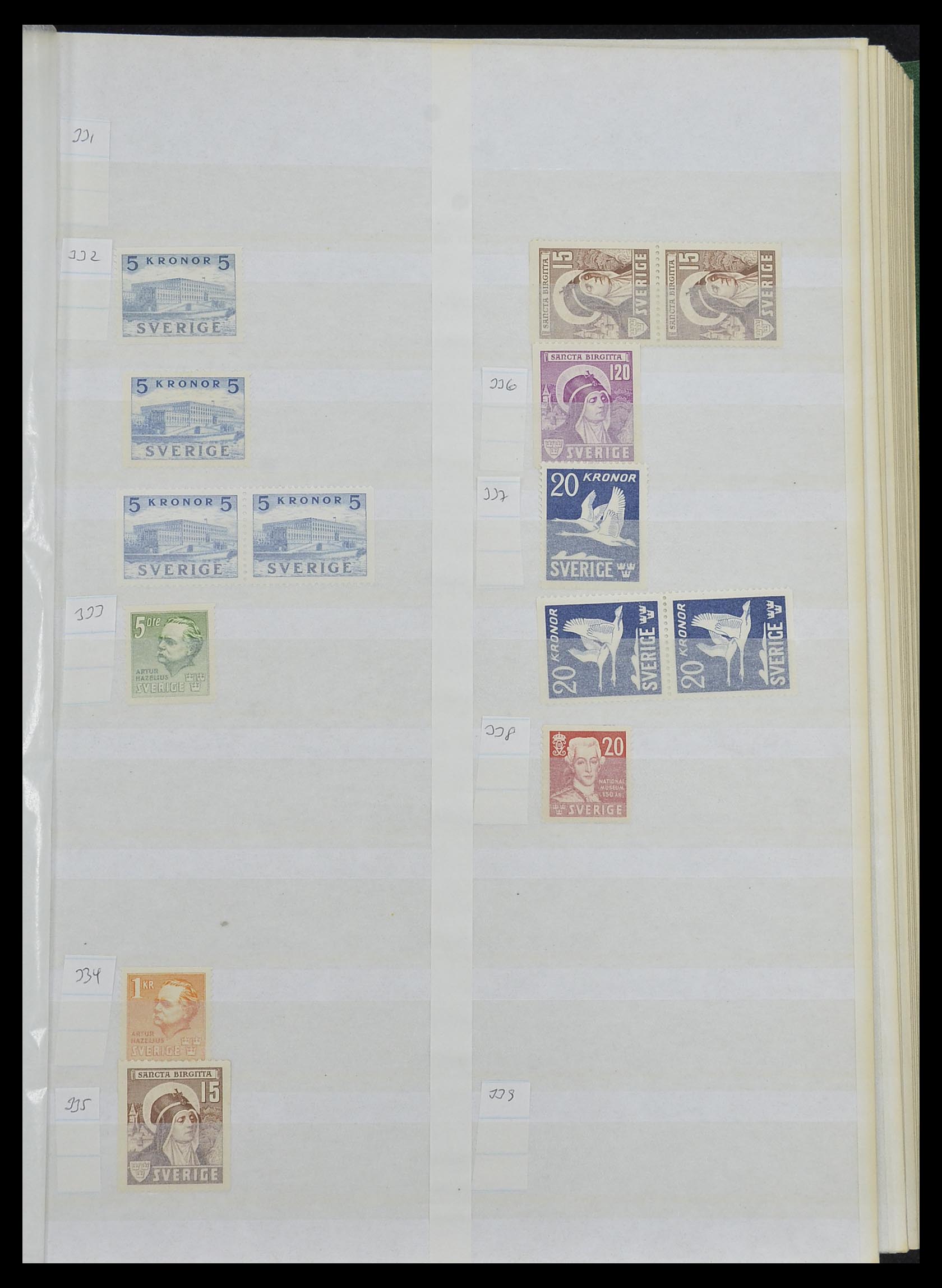 33591 019 - Postzegelverzameling 33591 Zweden 1858-1970.