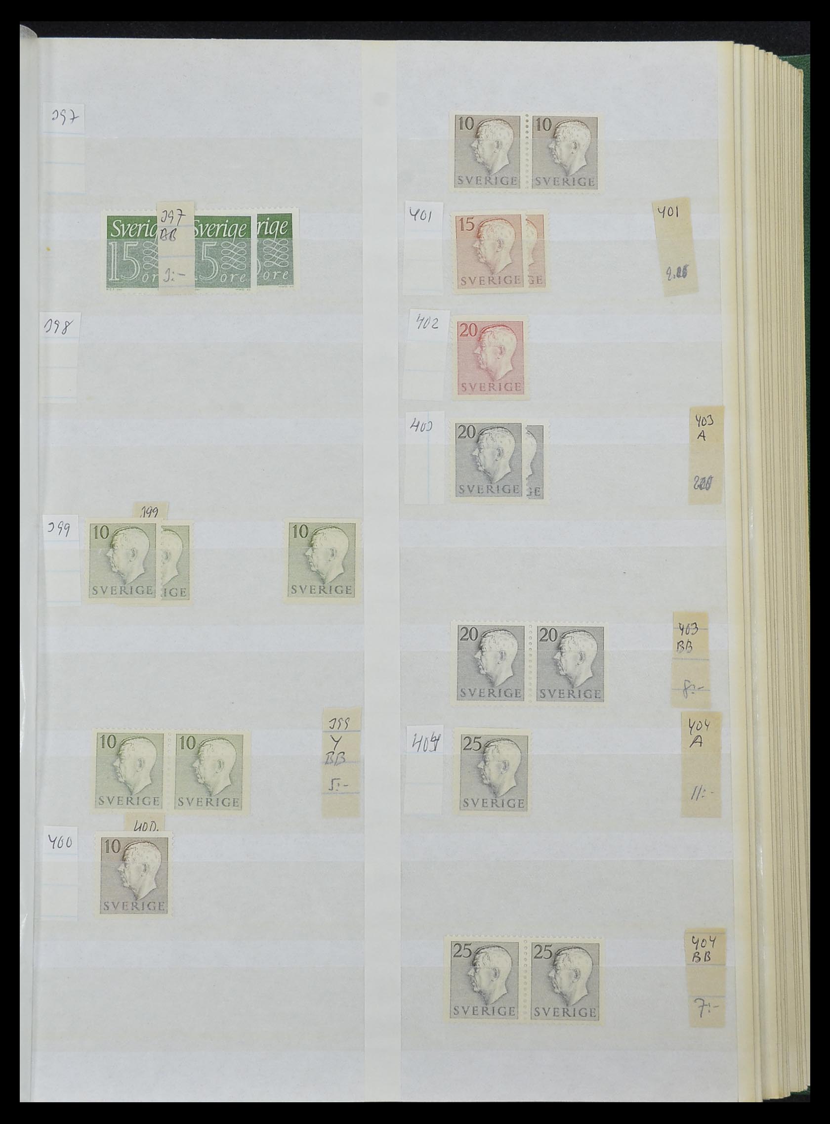 33591 027 - Postzegelverzameling 33591 Zweden 1858-1970.