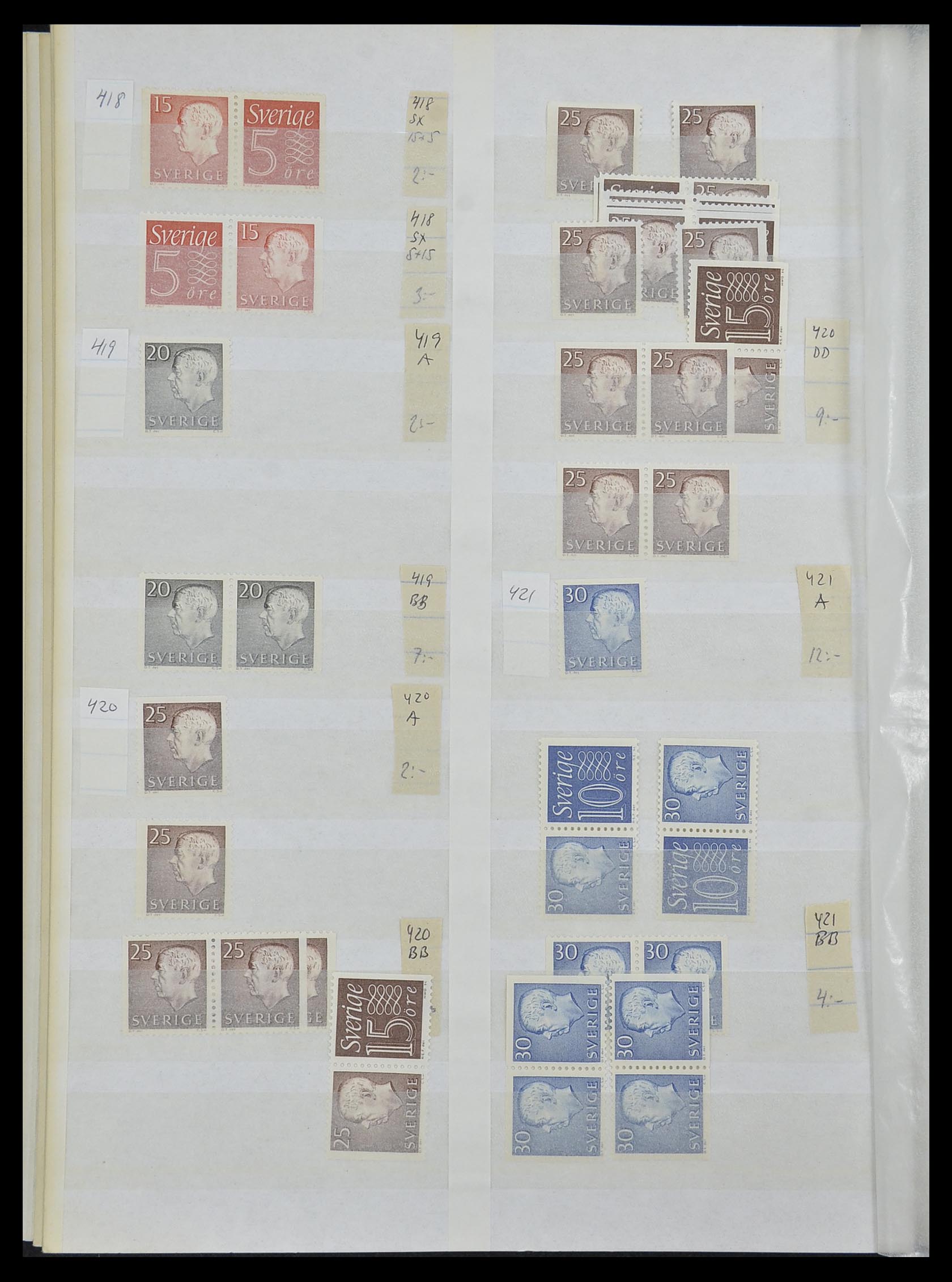 33591 030 - Postzegelverzameling 33591 Zweden 1858-1970.