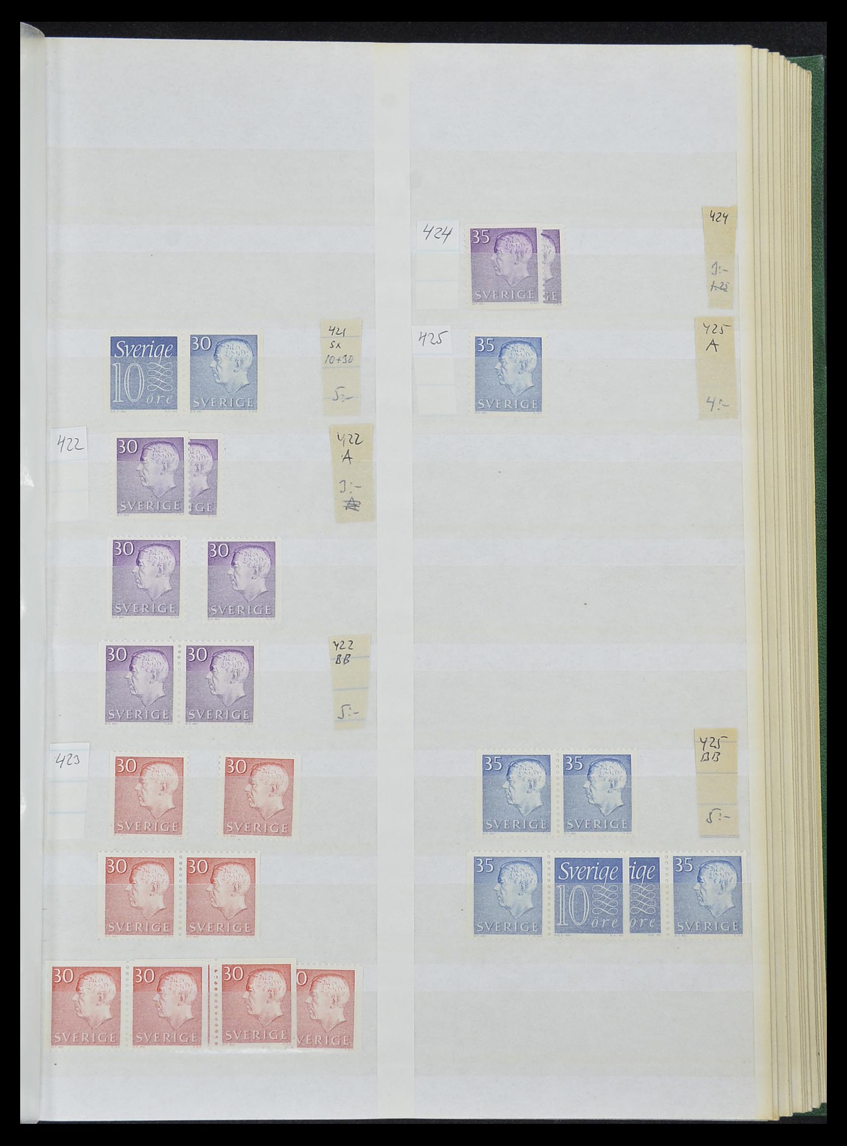 33591 031 - Stamp collection 33591 Sweden 1858-1970.