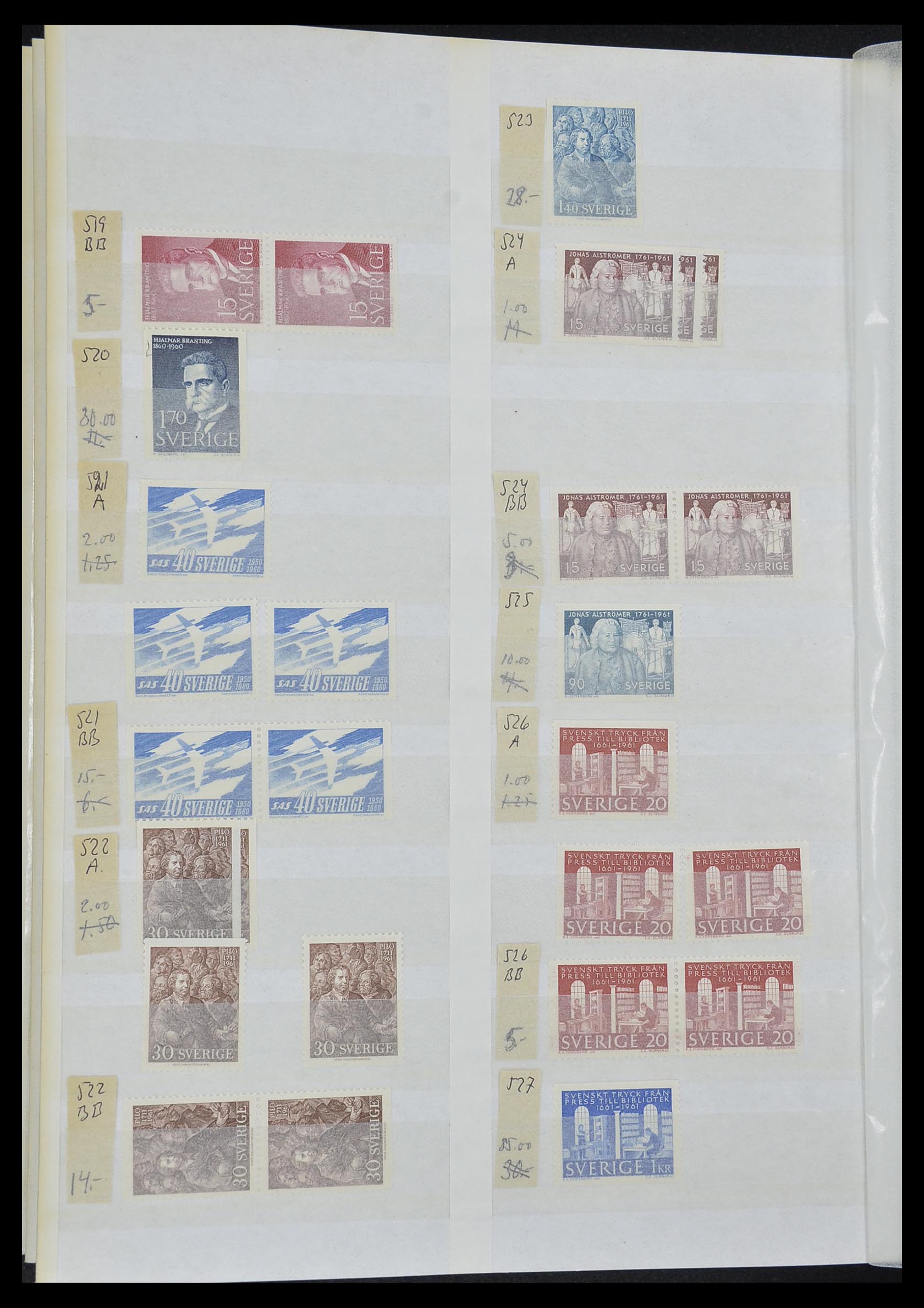 33591 042 - Postzegelverzameling 33591 Zweden 1858-1970.