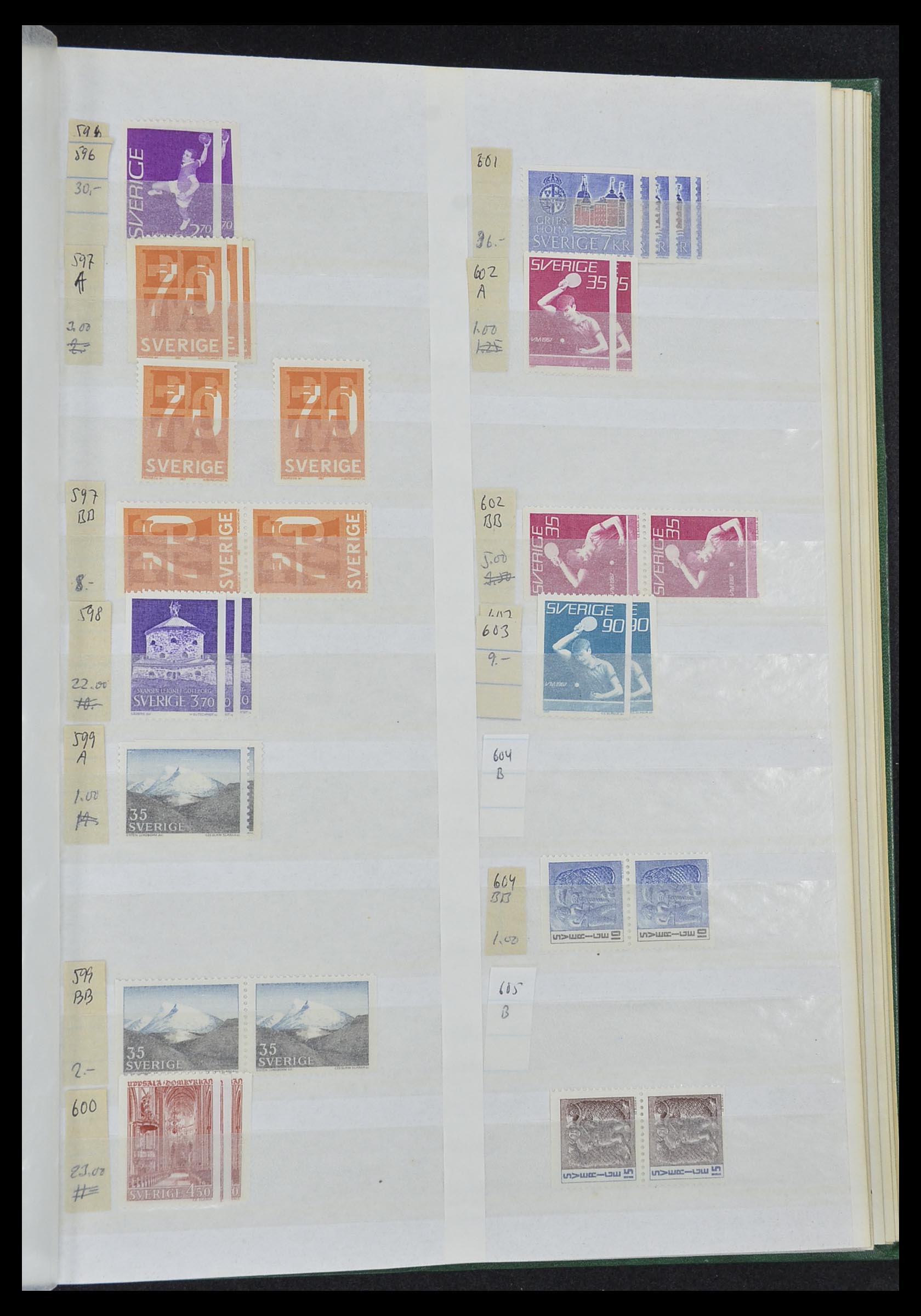 33591 051 - Postzegelverzameling 33591 Zweden 1858-1970.
