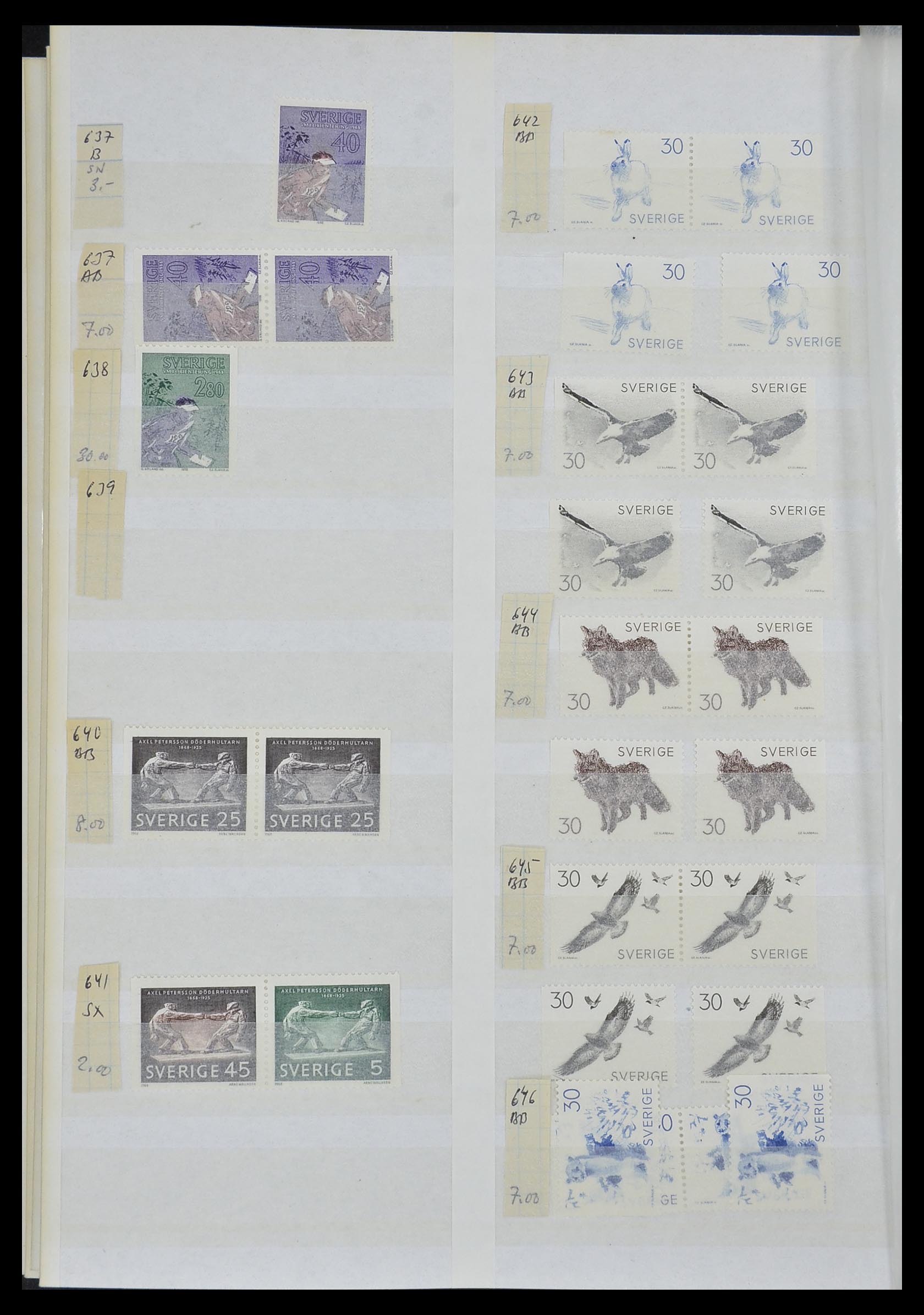 33591 056 - Postzegelverzameling 33591 Zweden 1858-1970.