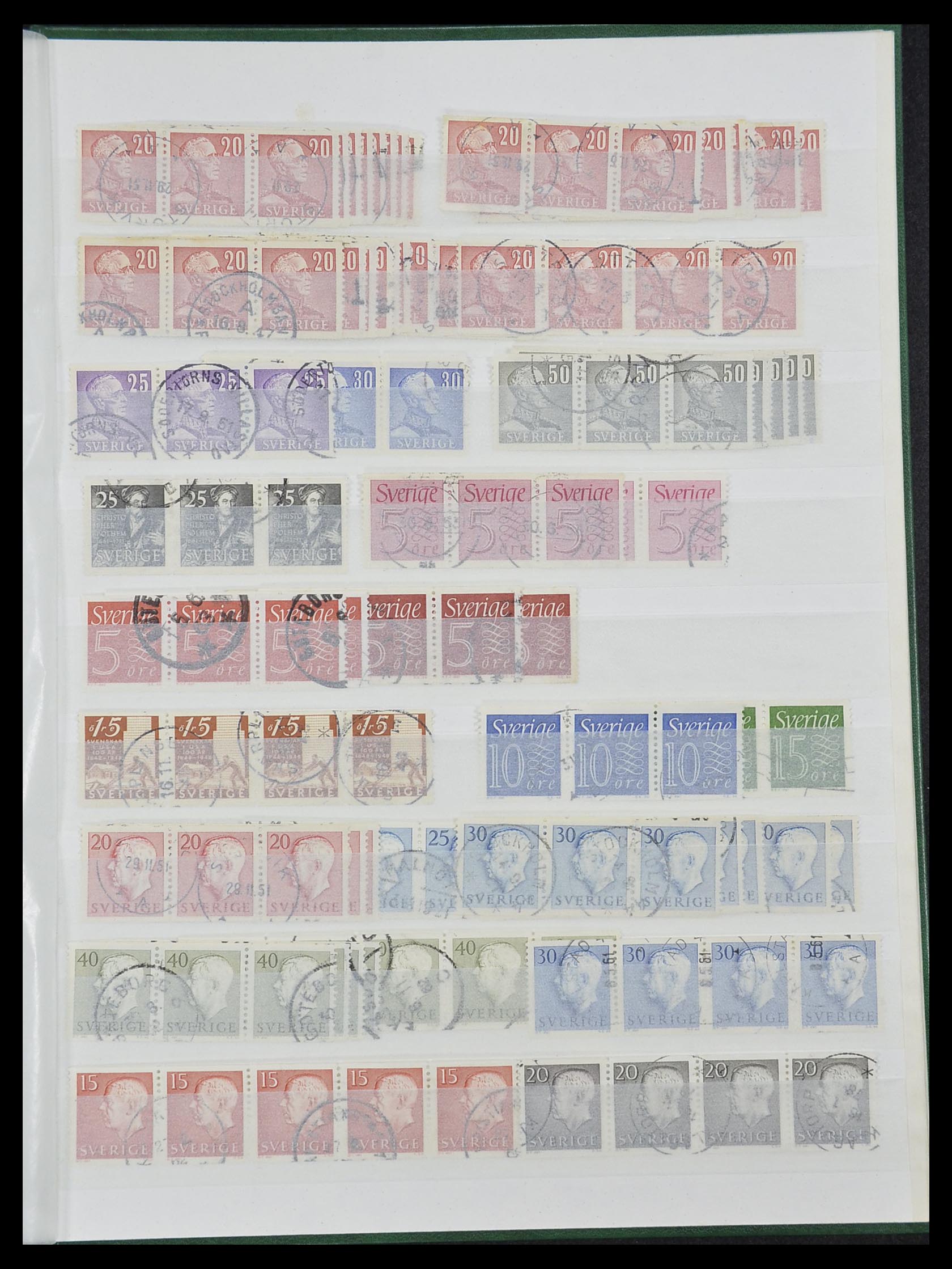 33591 069 - Postzegelverzameling 33591 Zweden 1858-1970.