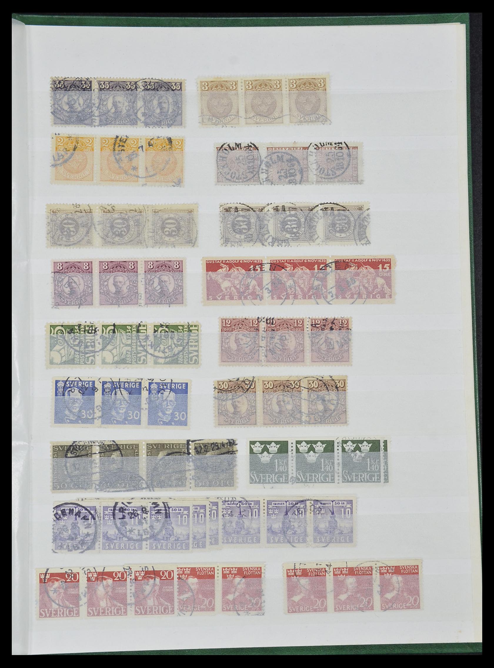 33591 075 - Postzegelverzameling 33591 Zweden 1858-1970.