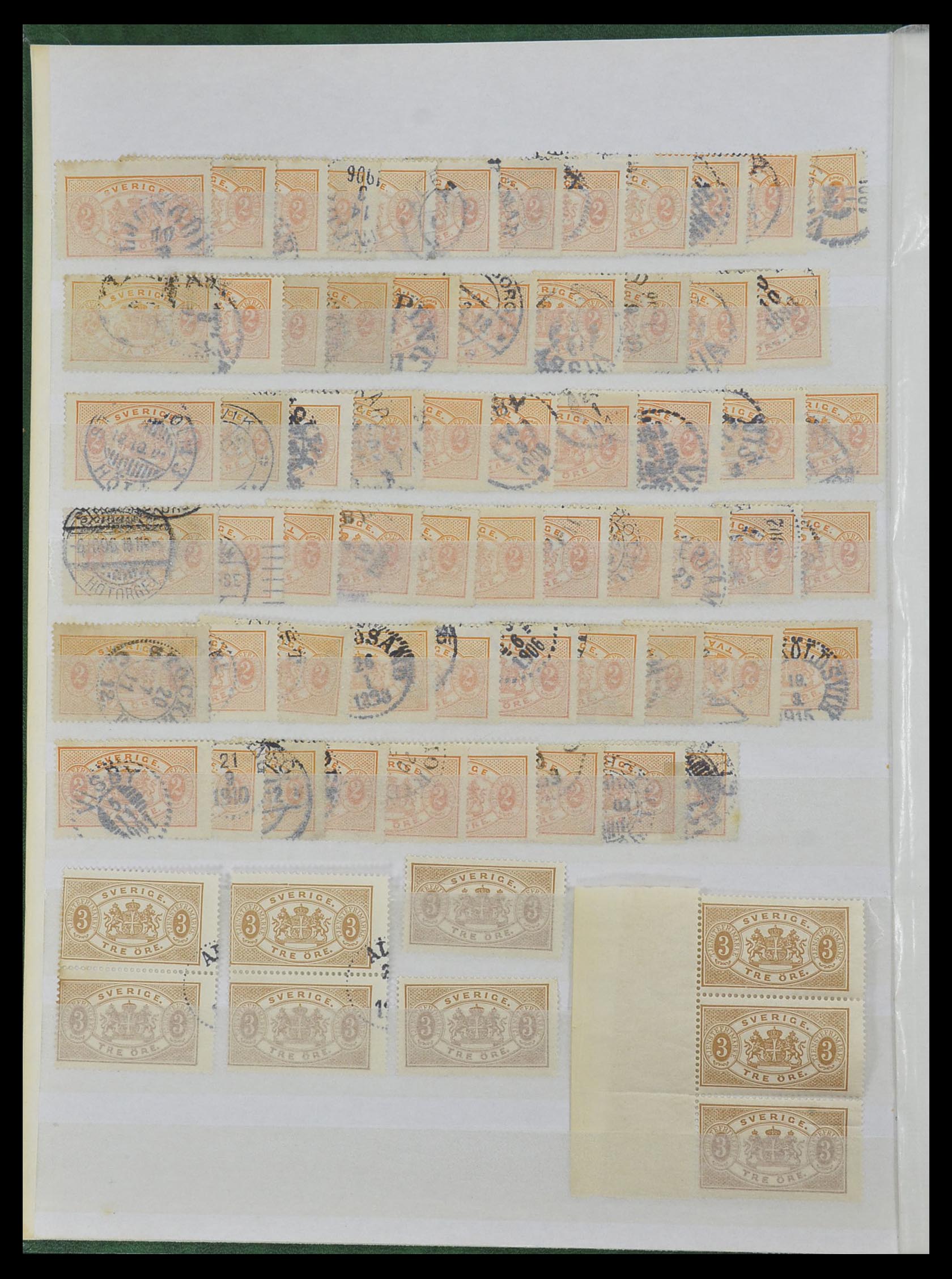 33591 077 - Postzegelverzameling 33591 Zweden 1858-1970.