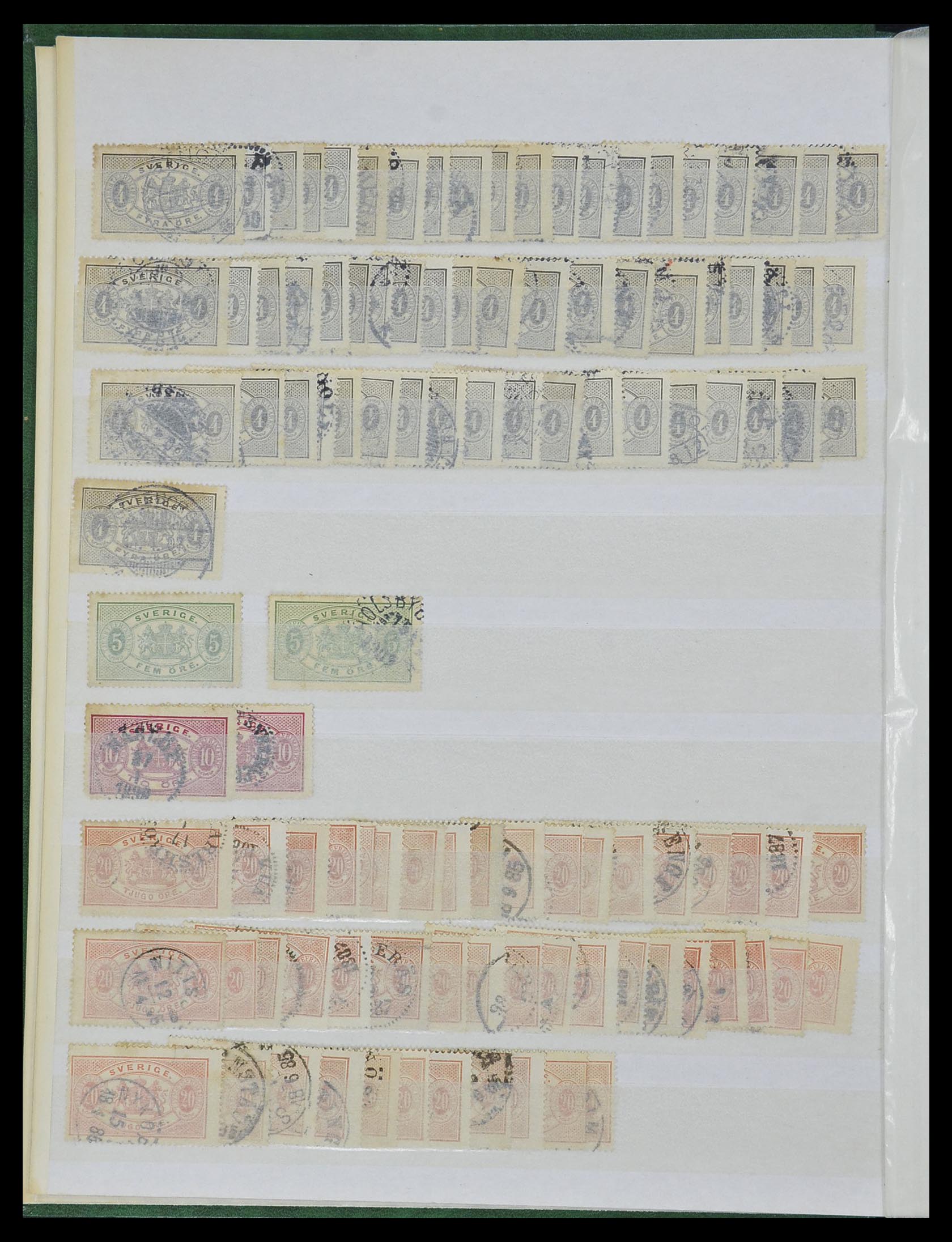 33591 079 - Postzegelverzameling 33591 Zweden 1858-1970.
