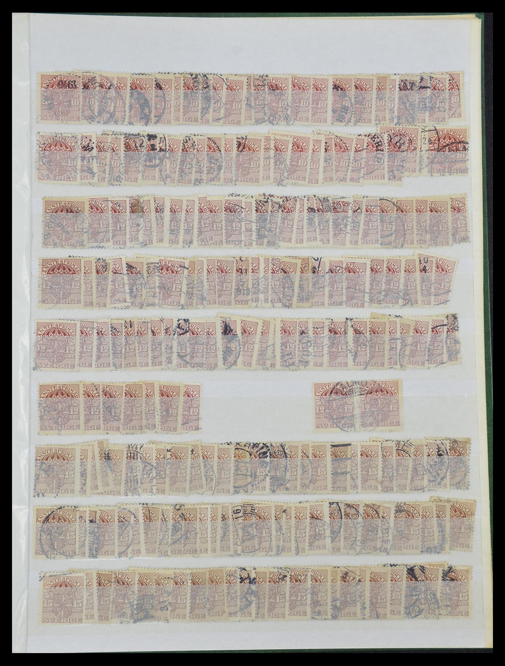 33591 086 - Postzegelverzameling 33591 Zweden 1858-1970.
