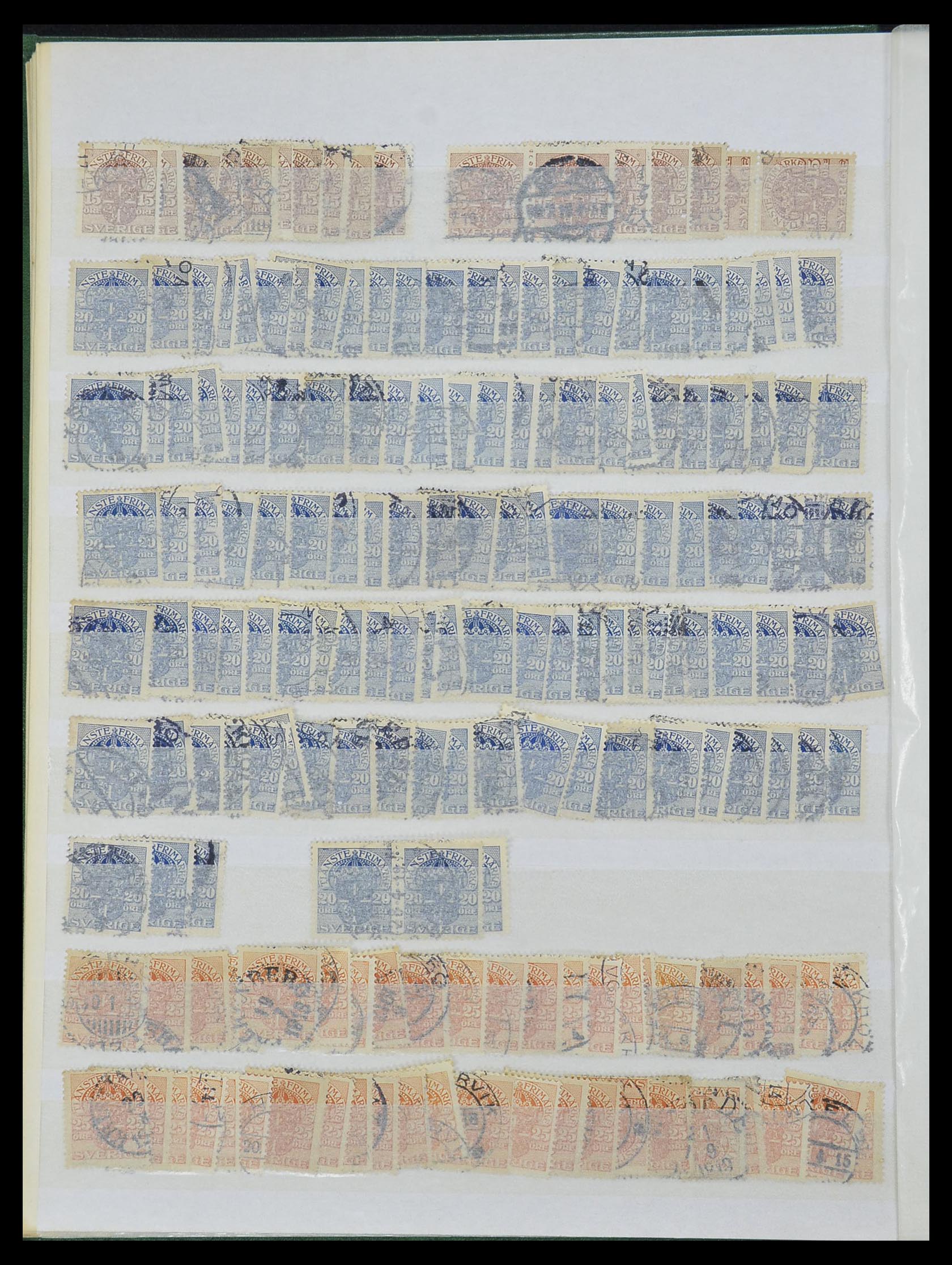 33591 087 - Postzegelverzameling 33591 Zweden 1858-1970.