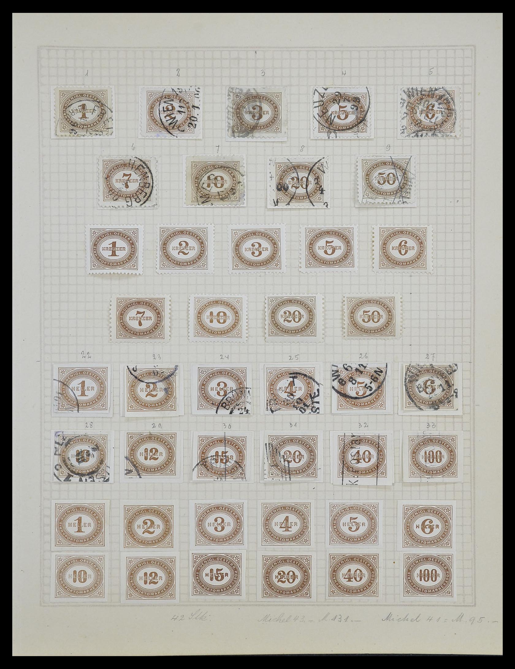 33592 026 - Postzegelverzameling 33592 Oostenrijk en gebieden 1850-1938.