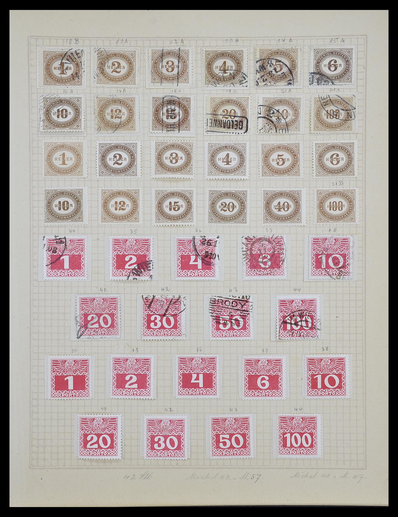 33592 027 - Stamp collection 33592 Austria and territories 1850-1938.