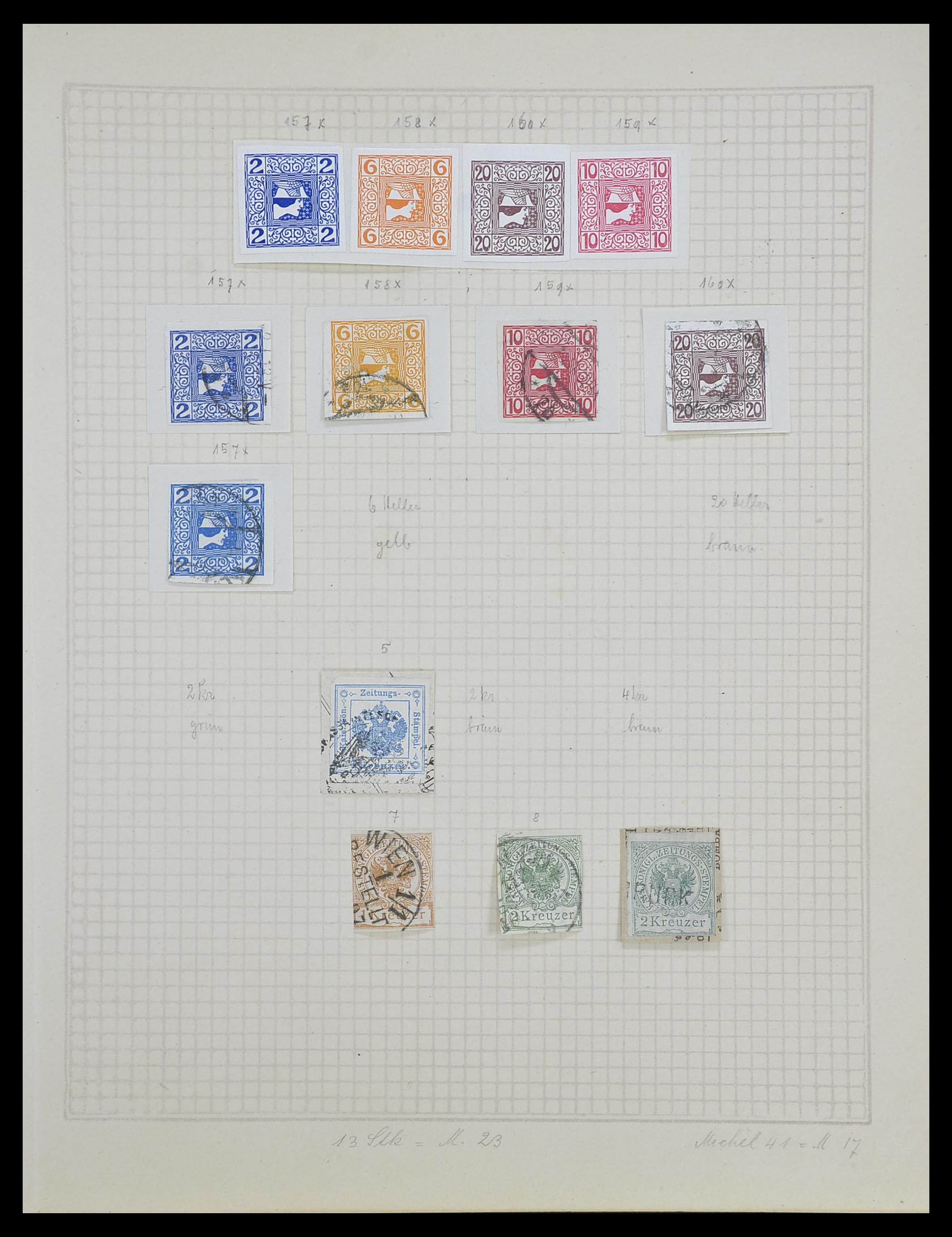 33592 029 - Postzegelverzameling 33592 Oostenrijk en gebieden 1850-1938.
