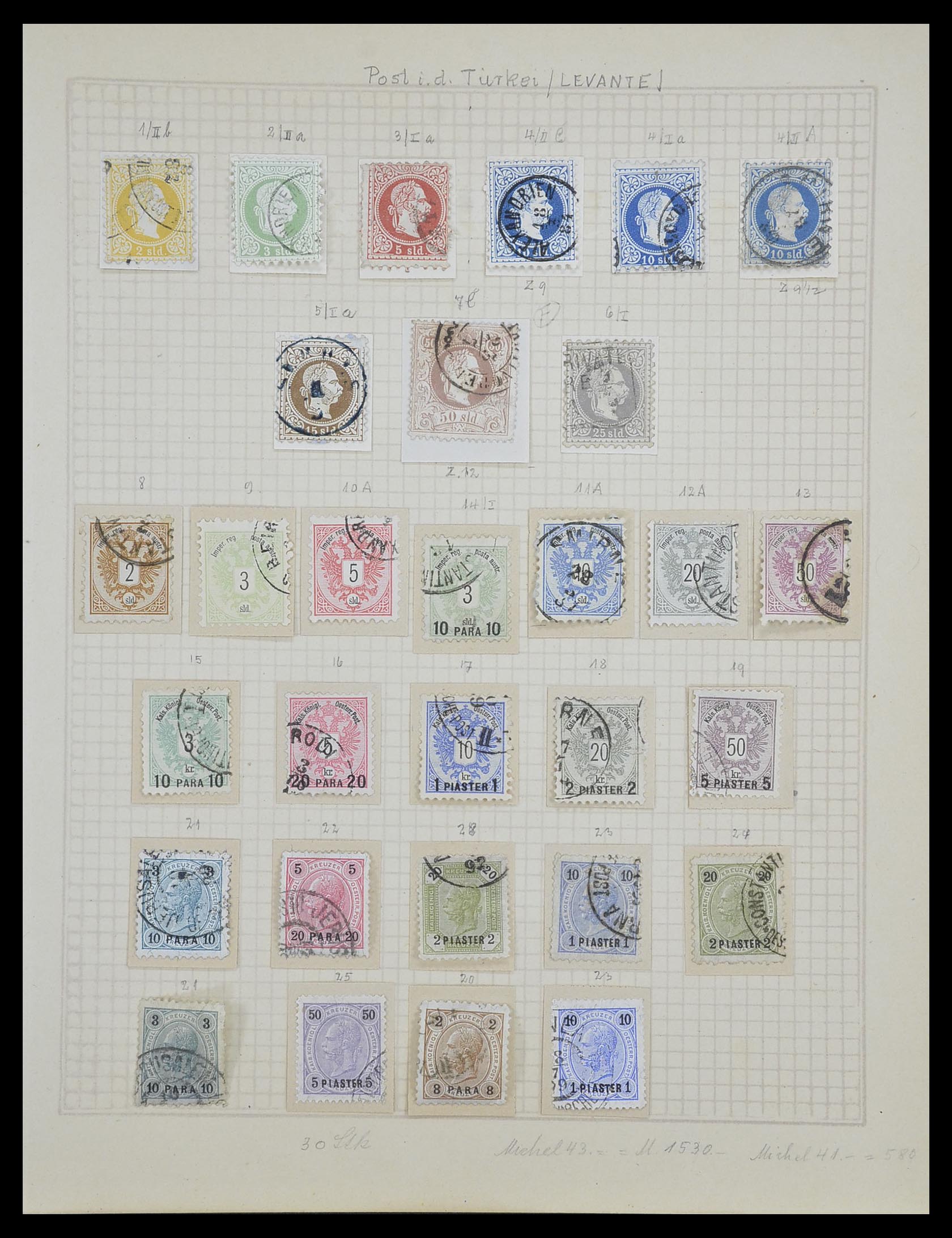 33592 030 - Postzegelverzameling 33592 Oostenrijk en gebieden 1850-1938.