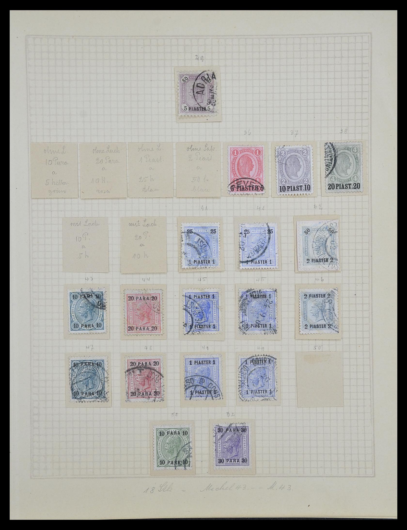 33592 031 - Stamp collection 33592 Austria and territories 1850-1938.