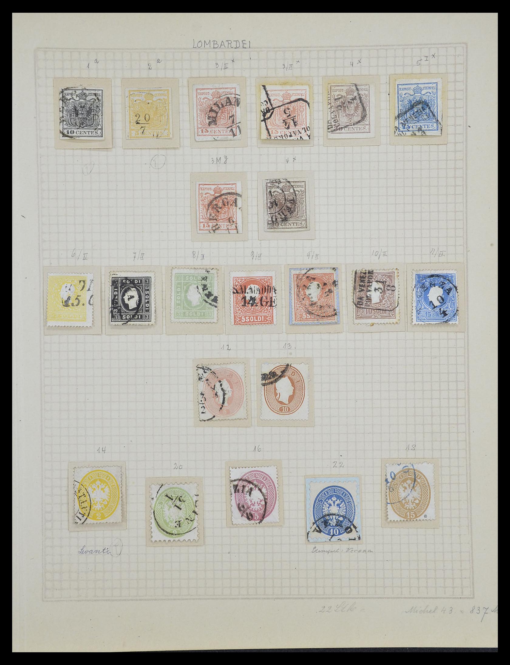 33592 033 - Postzegelverzameling 33592 Oostenrijk en gebieden 1850-1938.