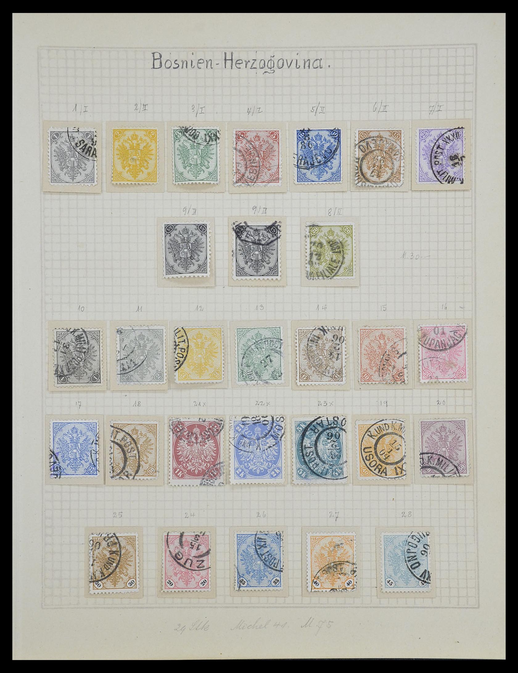 33592 034 - Stamp collection 33592 Austria and territories 1850-1938.